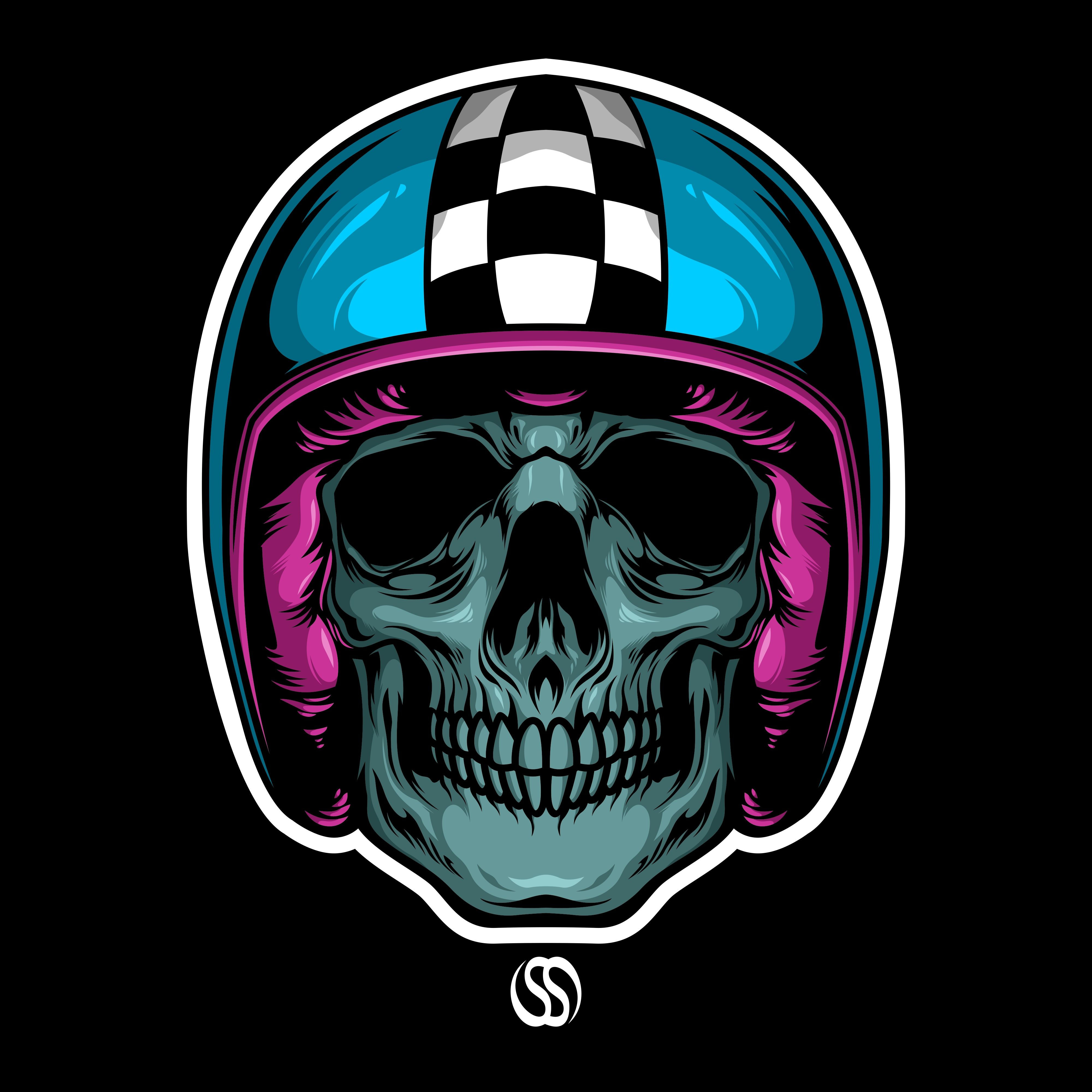 Wallpaper #HH2b9I4Bnwiau_P6pBBV43 Biker Skull Skull Wallpaper Helmet Vintage Helmet