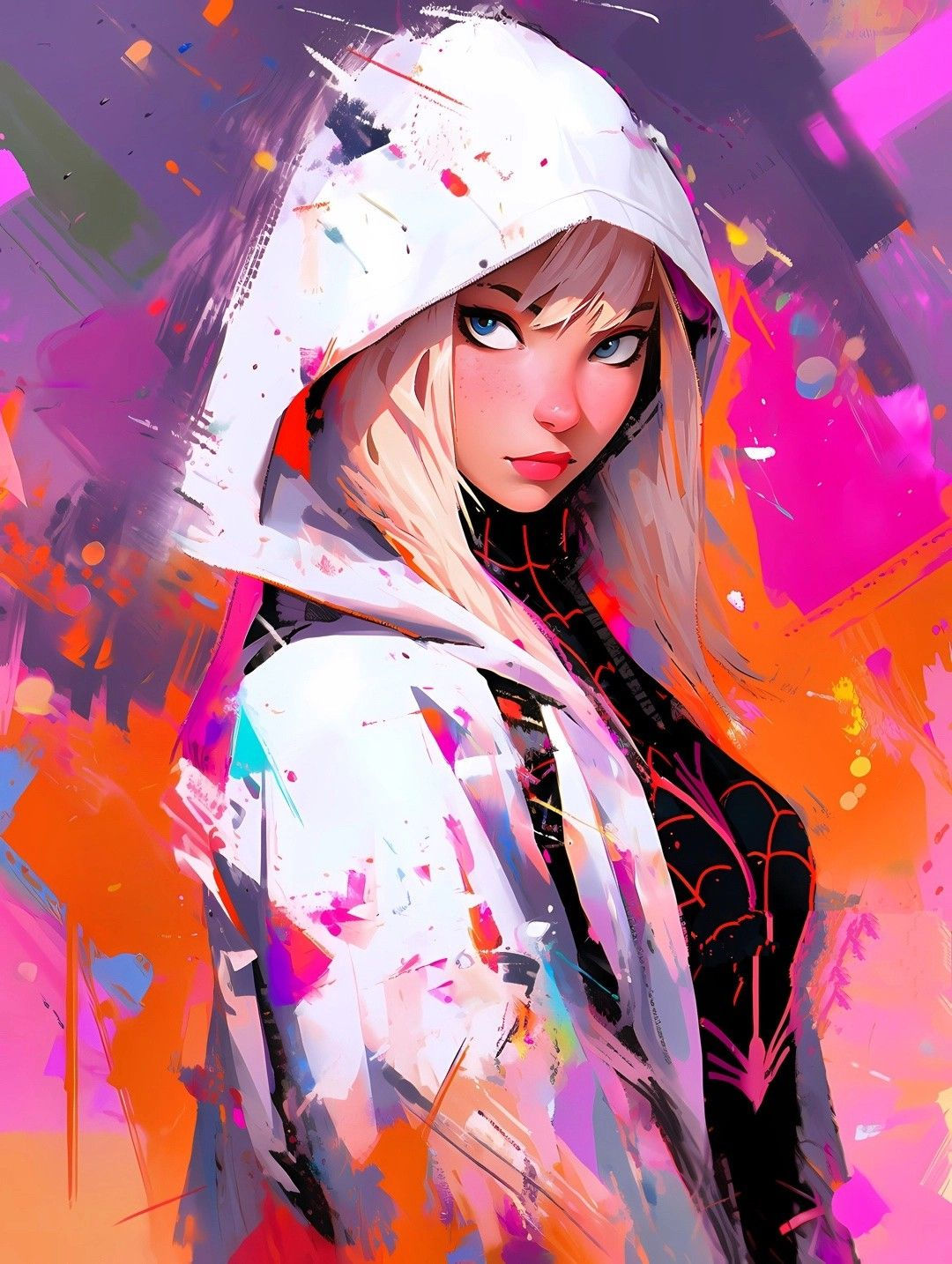 Wallpaper #PfS1OZMBKFX8bn3ru3dx151 Pin on Wallpaper Spider Gwen Art Spiderman and Spider Gwen Marvel