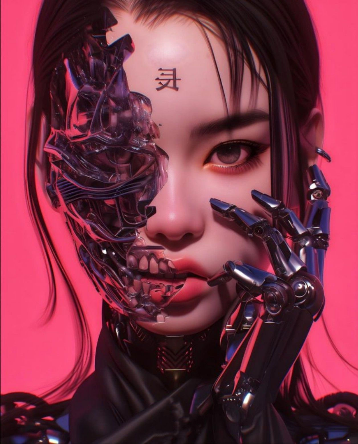 Wallpaper #pWinHpMBSpphPi3-rCnt193 Pin by Spy on Faces in 2024 Robot Concept Art Cyberpunk Aesthetic