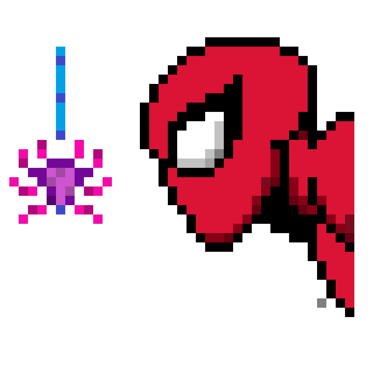 Wallpaper #EGck85IBSpphPi3-gXSg376 Pixilart Pixil Spiderman by Aitana Esc Spiderman Pixel Art Art