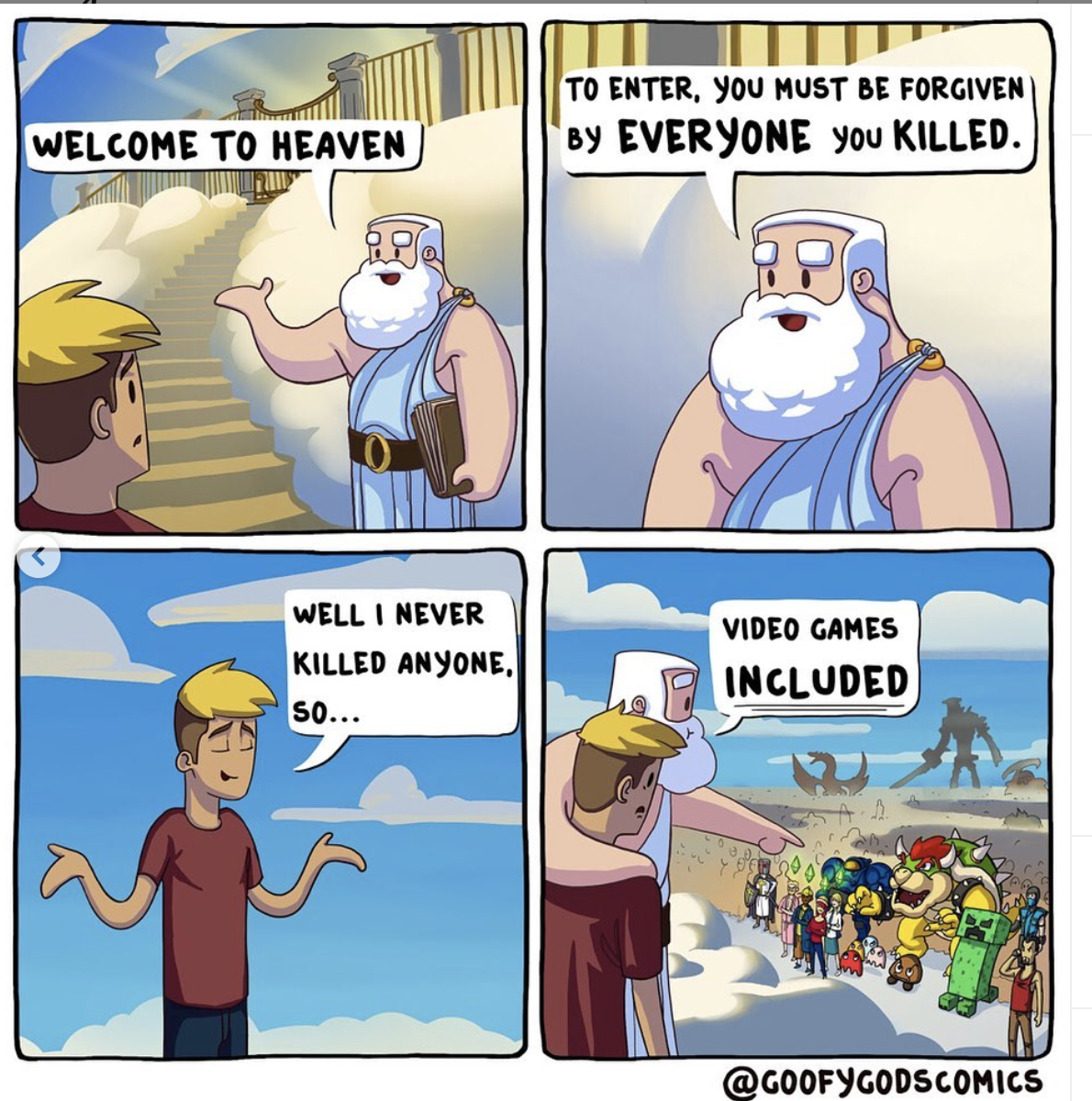 Wallpaper #oWhCHZMBSpphPi3-zSUB132 Welcome to Heaven Memes Funny Pictures Funny Comics