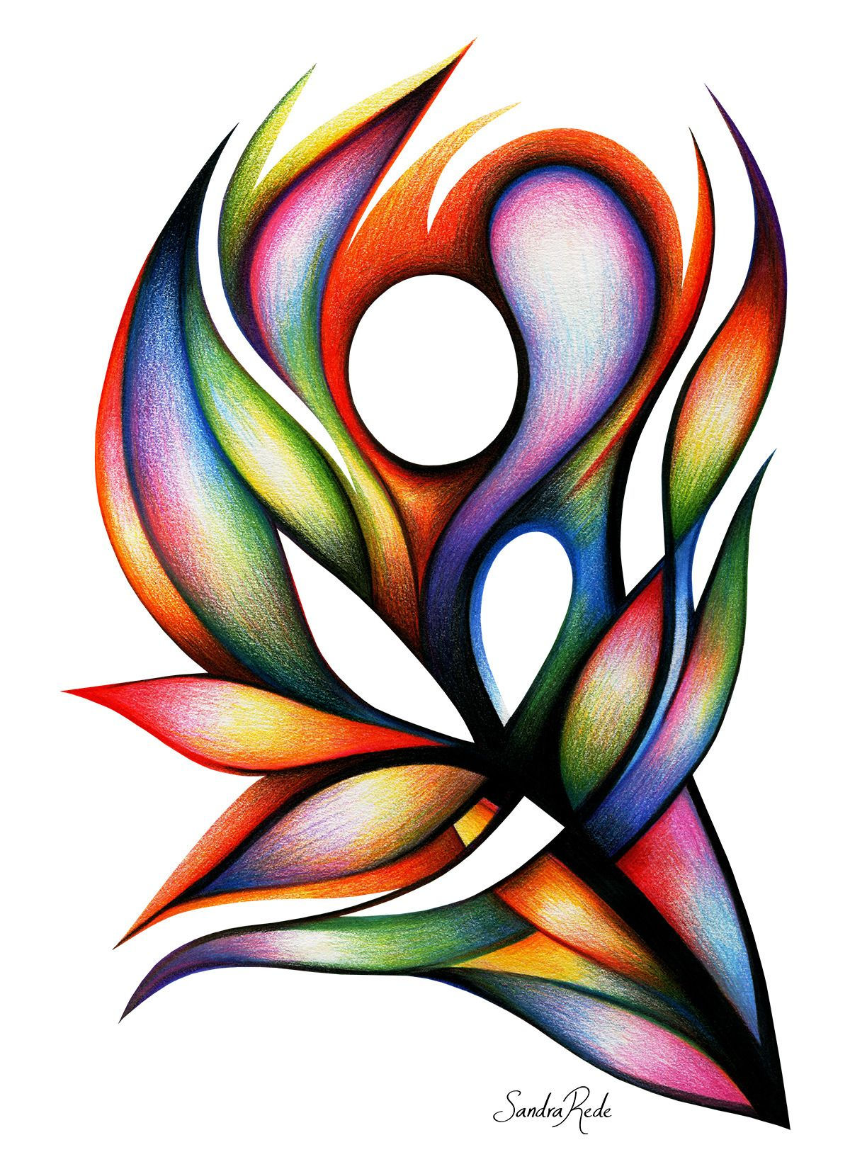 Wallpaper #BWgvFZMBSpphPi3-Zwec292 Colored Pencil Abstract