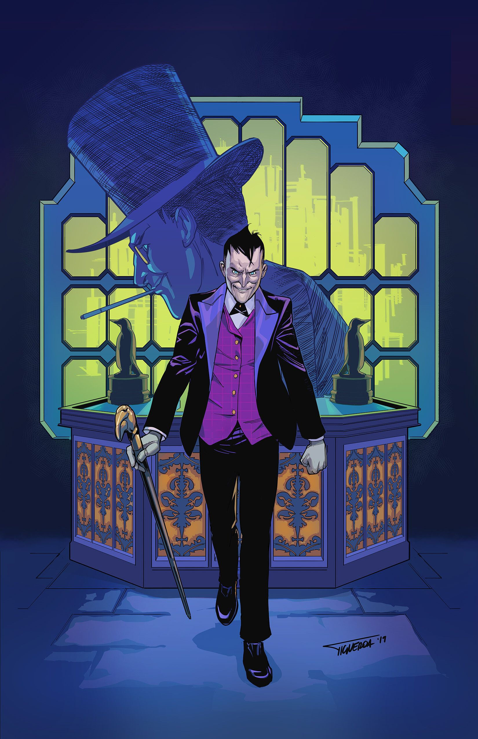 Wallpaper #c3279I4Bnwiau_P68RDK48 Artstation Gothams Penguin Gotham TV Comic Villains Penguin Art
