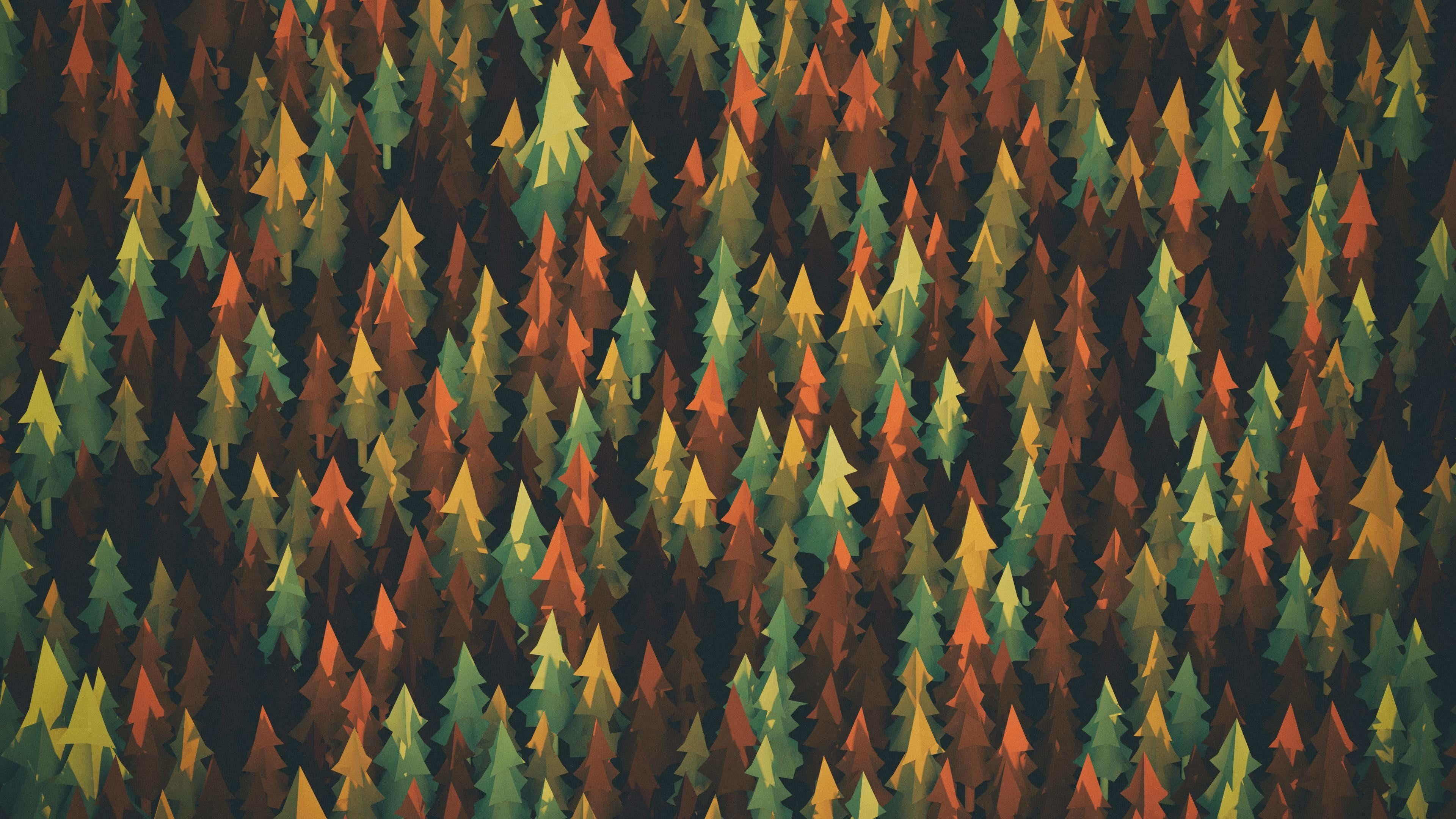 Wallpaper #BGdQC5MBSpphPi3-qtkV221 Green and Brown Pine Trees Illustration Field of Green and Brown Trees