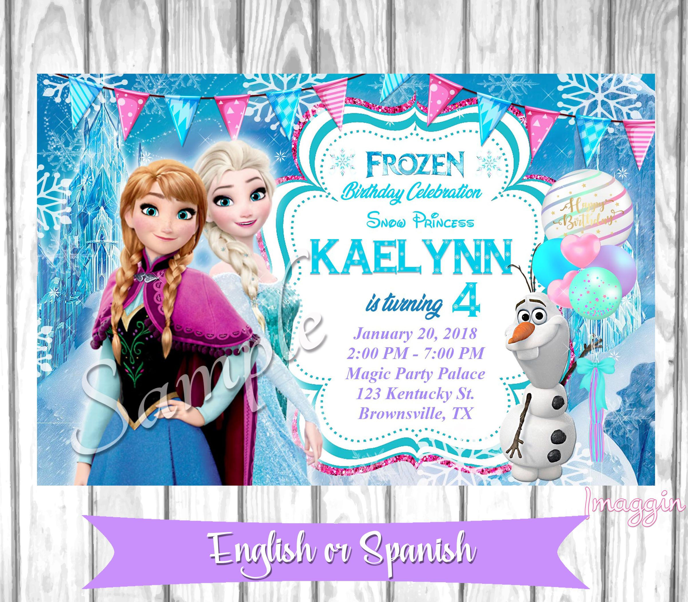 Wallpaper #8A95A Pin on Disney Frozen Movie Birthday Invitations