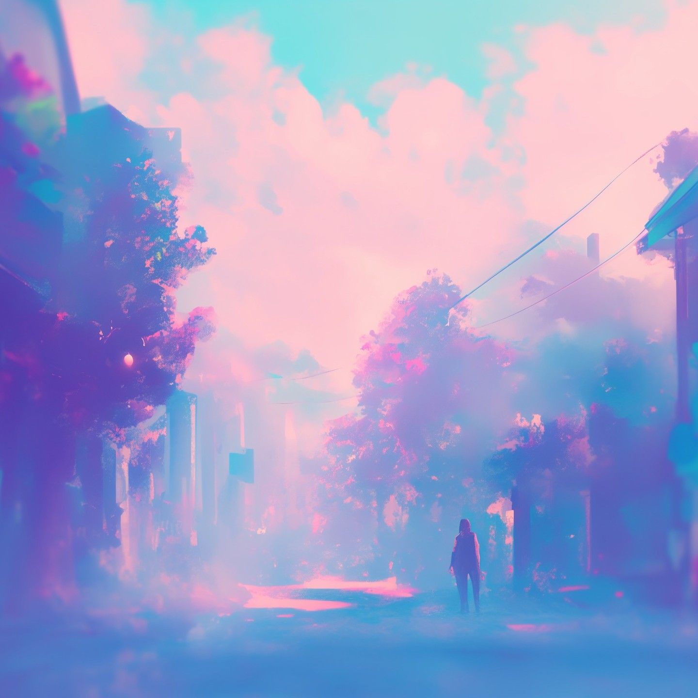 Wallpaper #0GgmGJMBSpphPi3-_xE1320 Jason on Instagram Mixed Some Pastels Fluffy Clouds with a Lofi