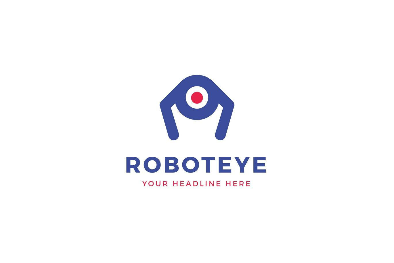 Wallpaper #vWdm9pIBSpphPi3-zYNc203 Cover Image for Robot Eye Logo Template Logo Templates Eye Logo