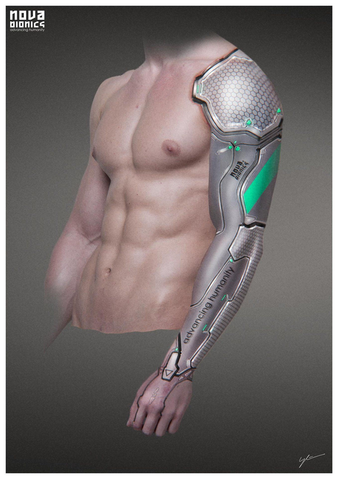 Wallpaper #EBqIT5MB1yWOL4qgrX-V1 Artstation Nova Bionics Arm Georg Loschner Character Concept