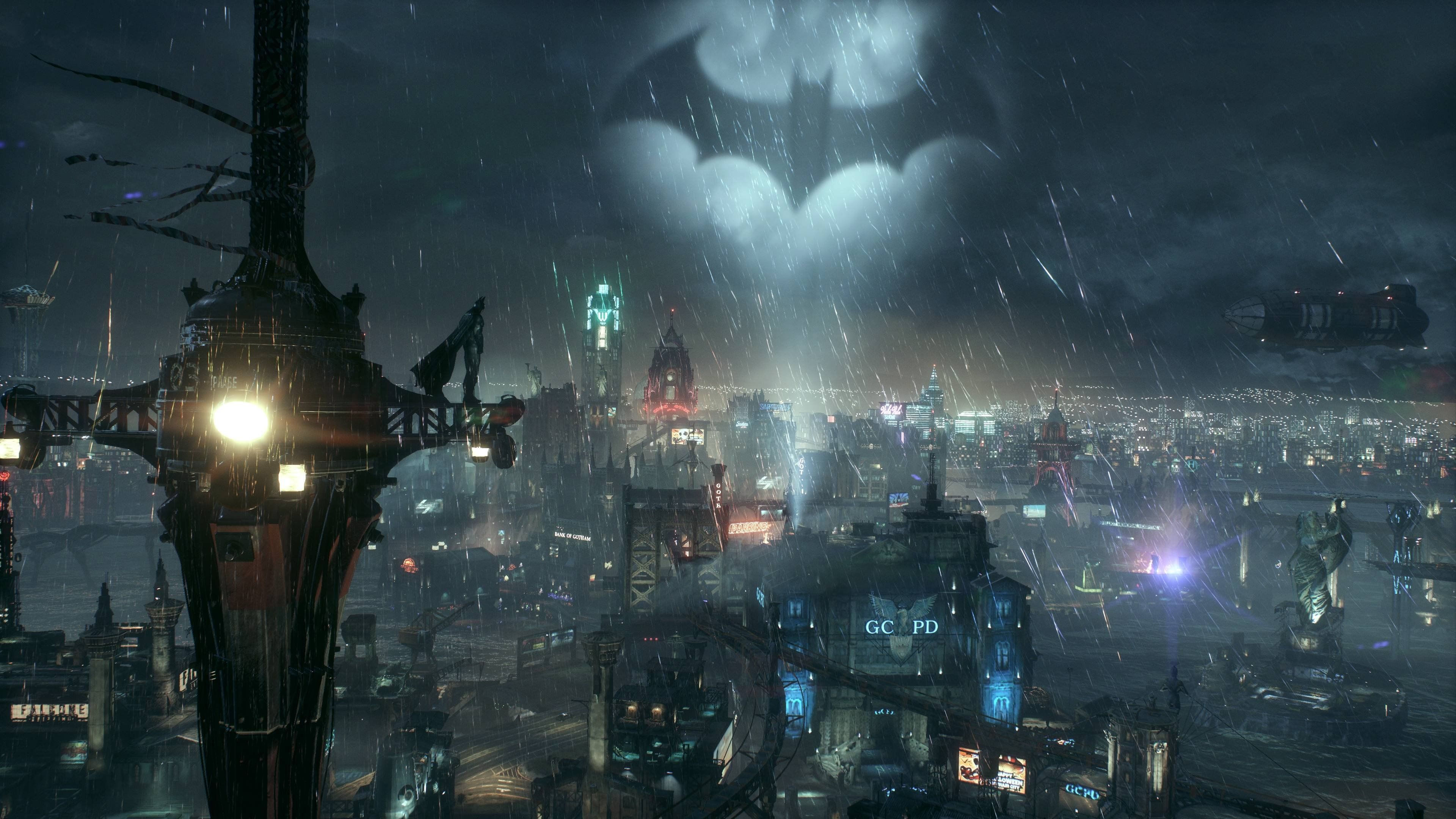 Wallpaper #fT9ZPJMBLiIJ4c9O-pFG21 Batman Signal Light in the Sky