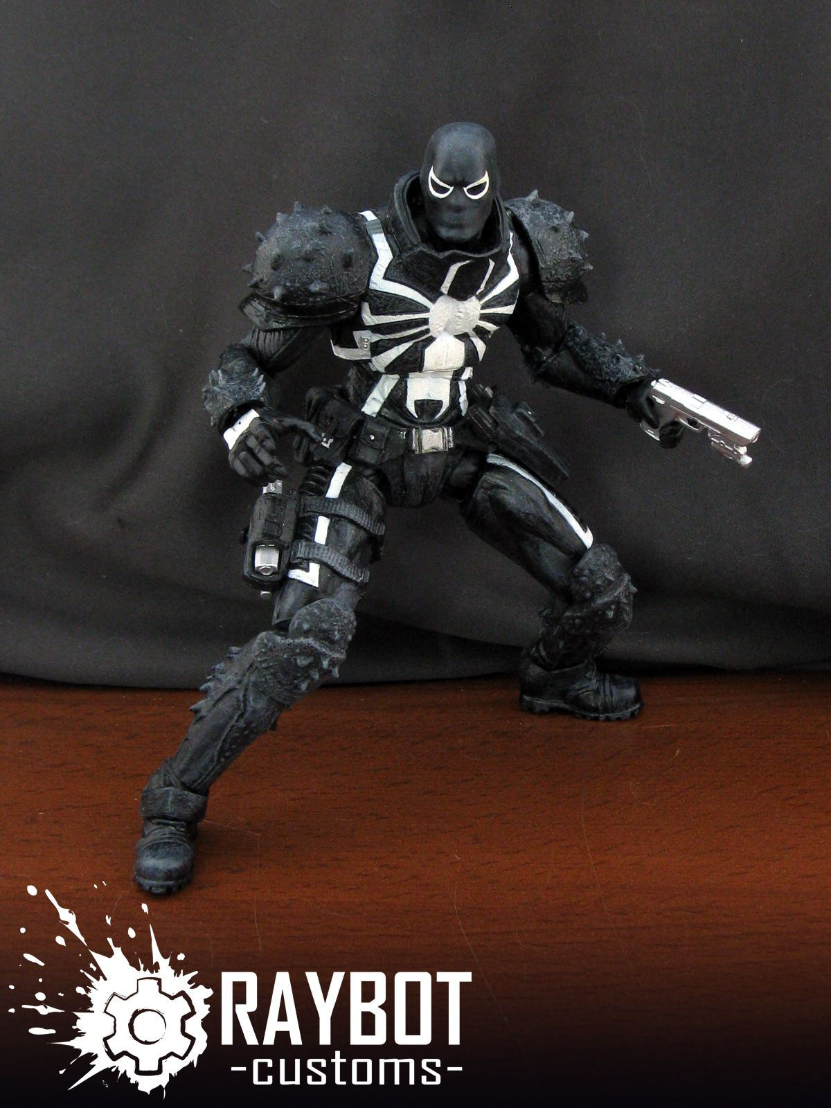 Wallpaper #ZfTCOpMBKFX8bn3reHmO140 Marvel Legends Custom Agent Venom Figure by Raybot Customs Spider