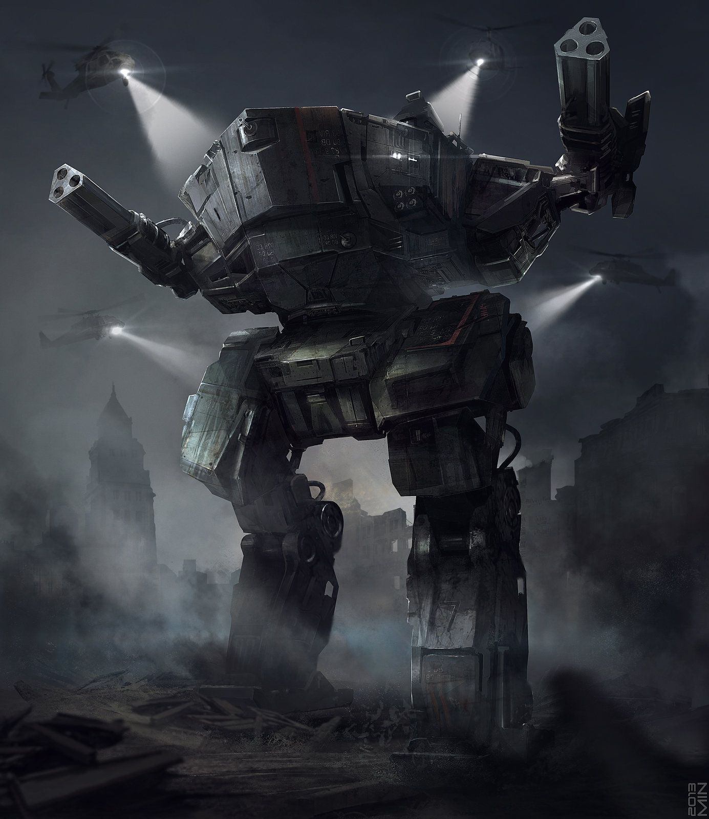 Wallpaper #FTHPNZMB5zzyi_yY1ljw14 Walking War Robots Min Nguen Robot Wallpaper Futuristic Robot