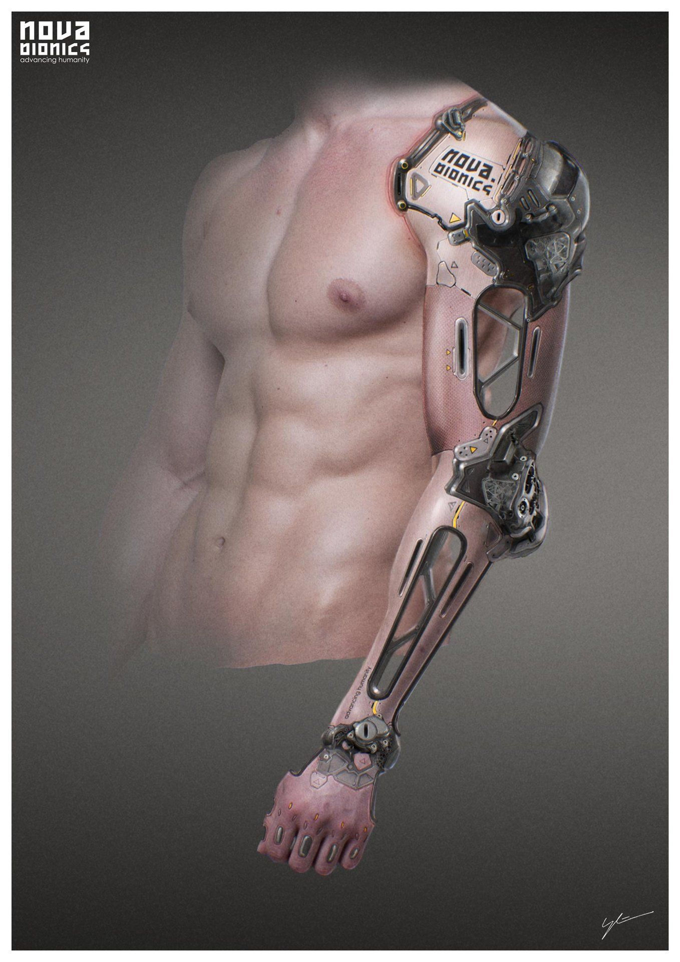 Wallpaper #FRnJHo8BtGB6xQ78EXqT10 Cybernetic Arm Design Robot Design Cyborg Cyberpunk