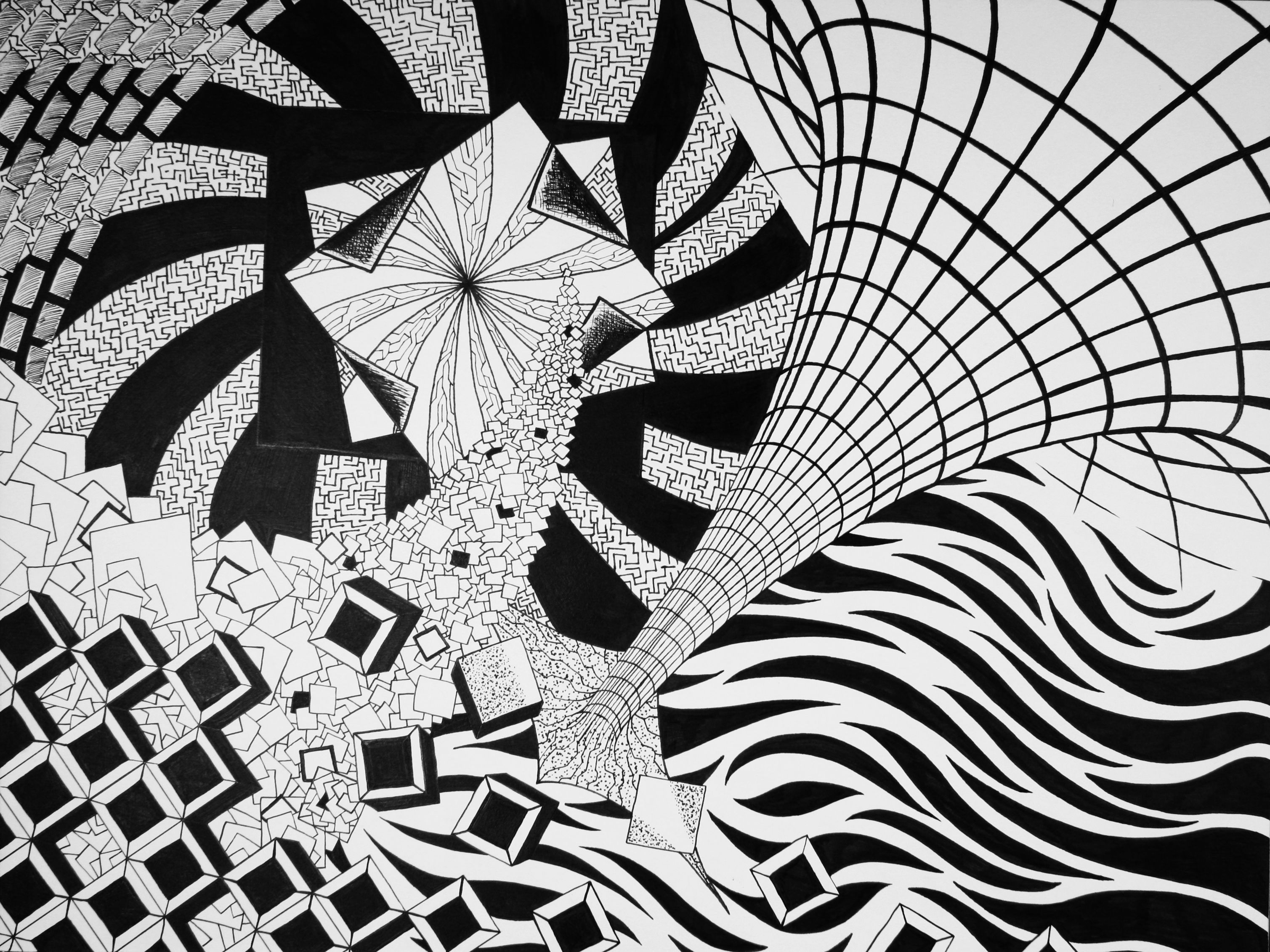 Wallpaper #1GfmC5MBSpphPi3-WtvR363 2d Design Geometry Art Composition Design Perspective Art