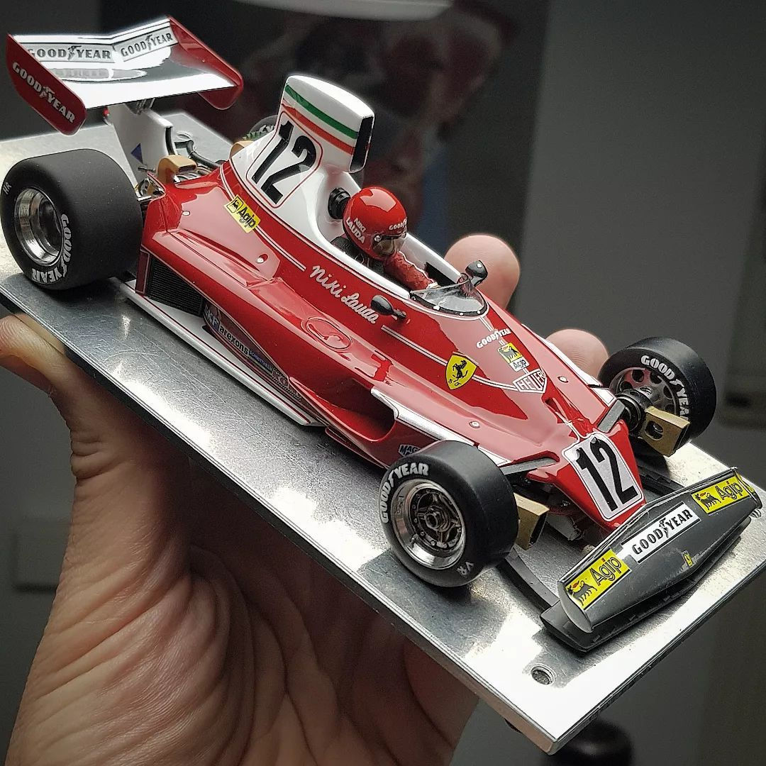 Wallpaper #O2fS_ZIBSpphPi3-u52G388 Niemas Racecars on Instagram Niki Lauda Ferrari 312t in Scale 124