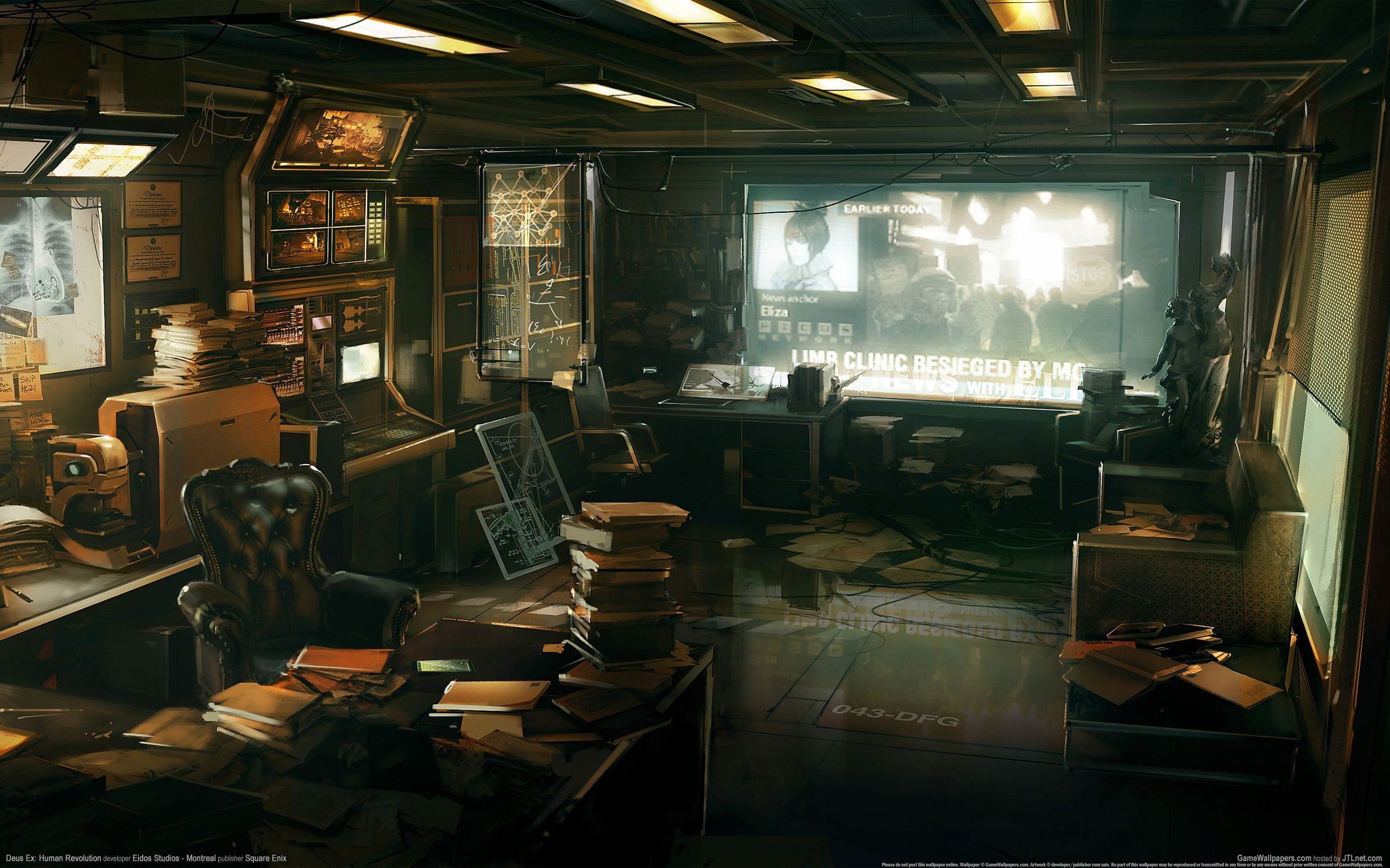 Wallpaper #2cYNM5MBVgN6TXj6_Hdd161 Pin by Anatolii on Cyberpunk Cyberpunk Art Cyberpunk Interior Deus Ex