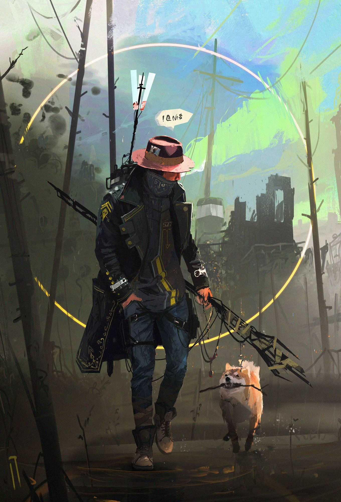Wallpaper #TxlsAo8BtGB6xQ78AUre57 Kochy My Friend by Ismail Inceoglu Cyberpunk Fantasy Character