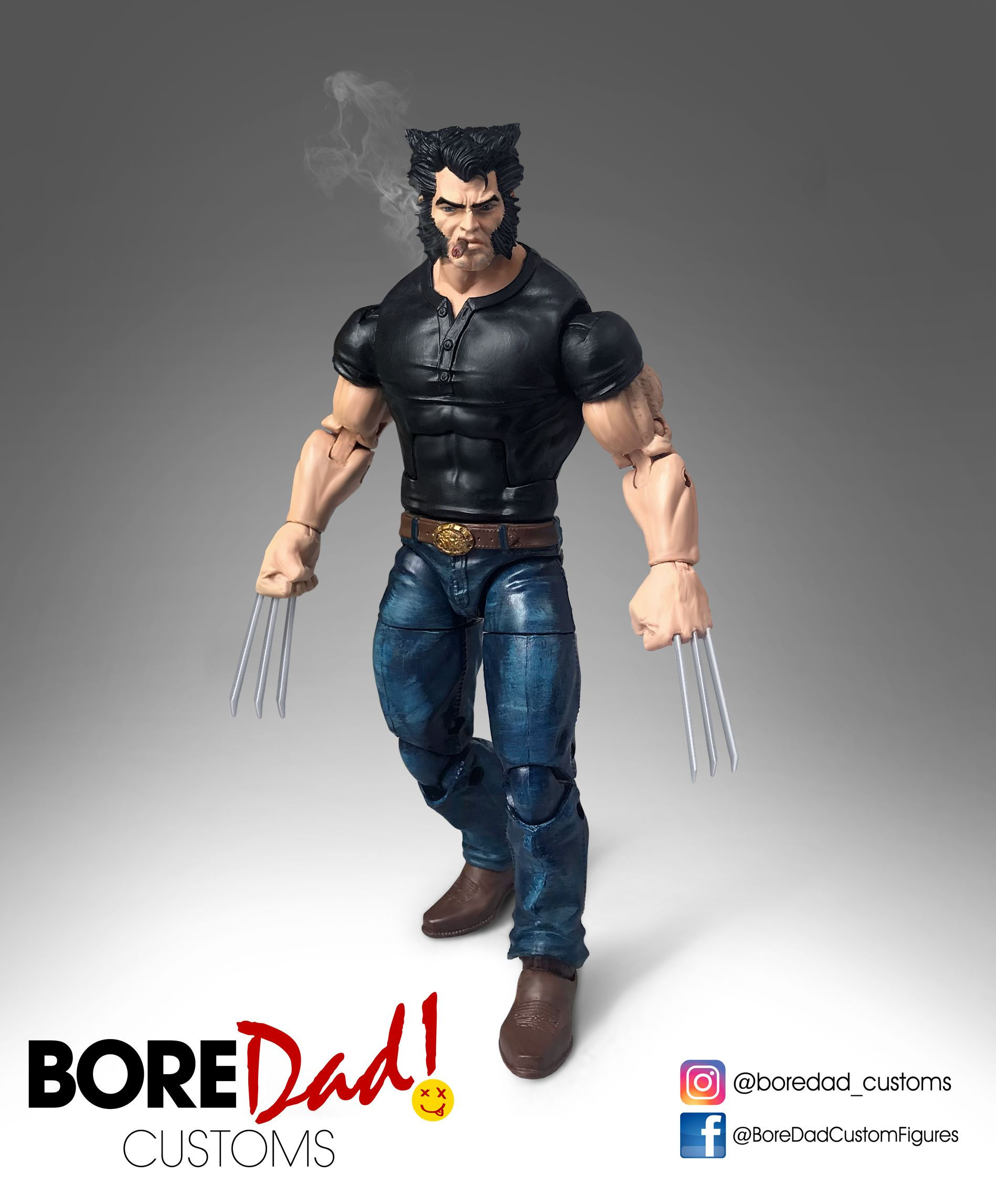 Wallpaper #MBVNNpMB-CQNECa2Lifj352 Custom Logan Wolverine Action Figure Custom Action Figures Marvel