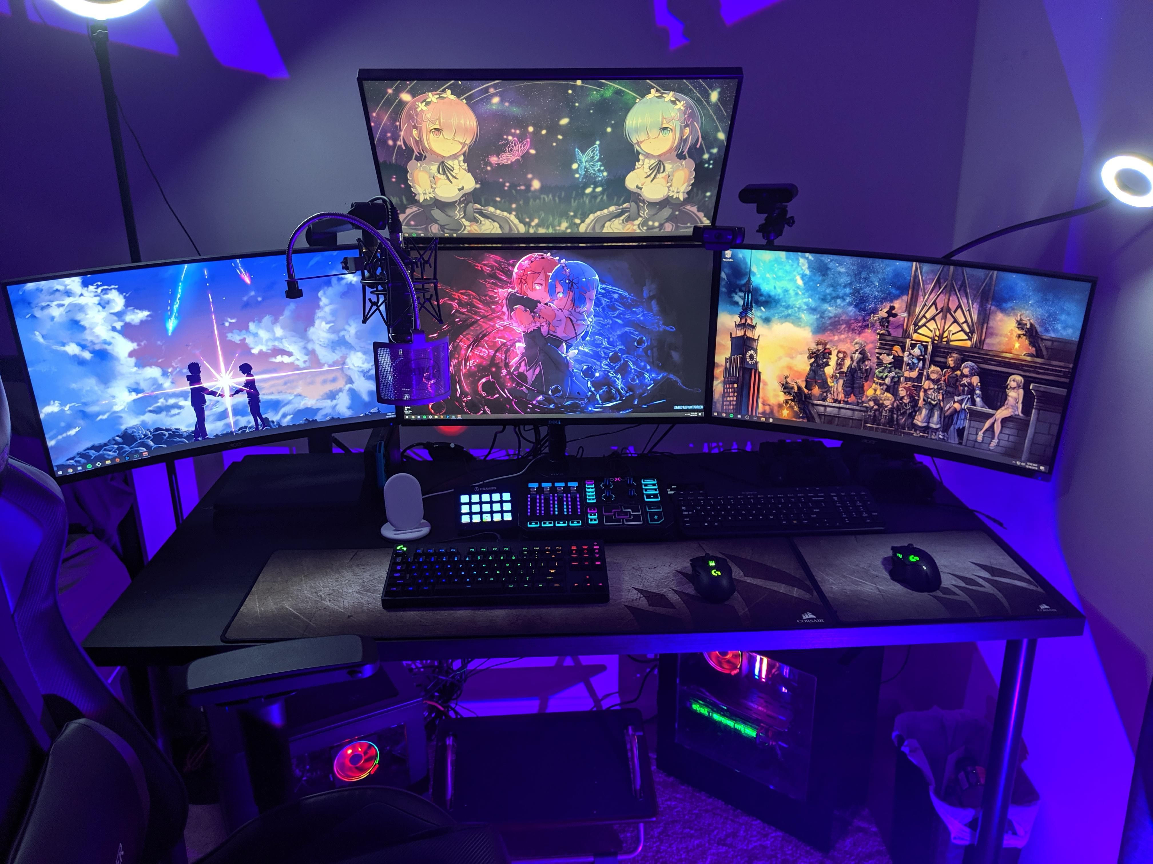 Wallpaper #Lh07LJMBlOZrFDOkAMrZ97 Updated 2pc Stream Setup Video Game Room Design Gaming Room Setup