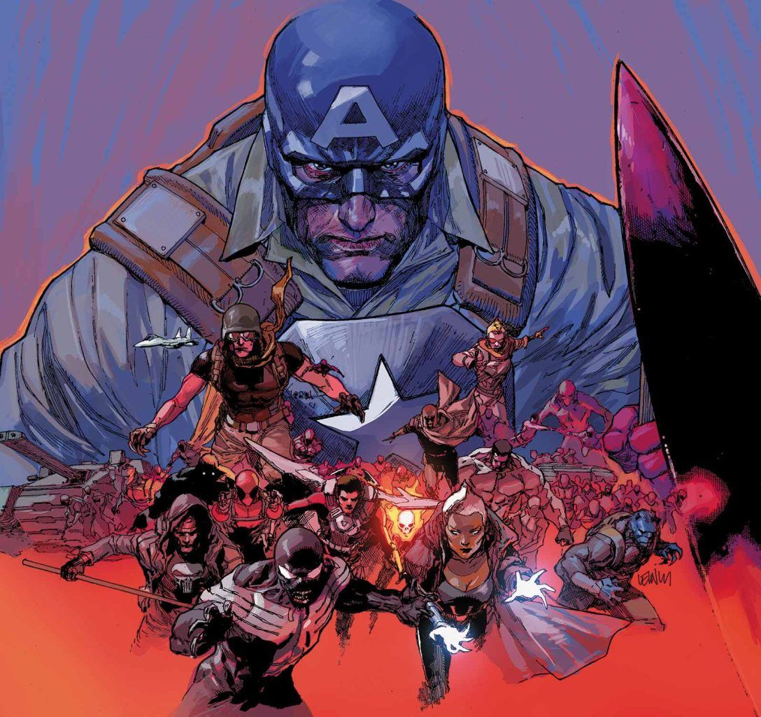 Wallpaper #RnPsiY4BFI5NbQksnyIP27 A Team of Superheroes, Including Captain America, Black Widow, and Wolverine, Fighting Against a Giant Robot