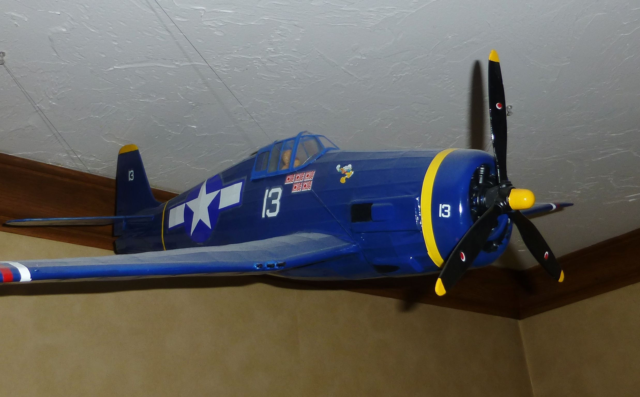 Wallpaper #BZ-aWJMBcUVgGJNo97Ey265 Guillows Grumman F6f Hellcat Built and Photographed by David E Nelson