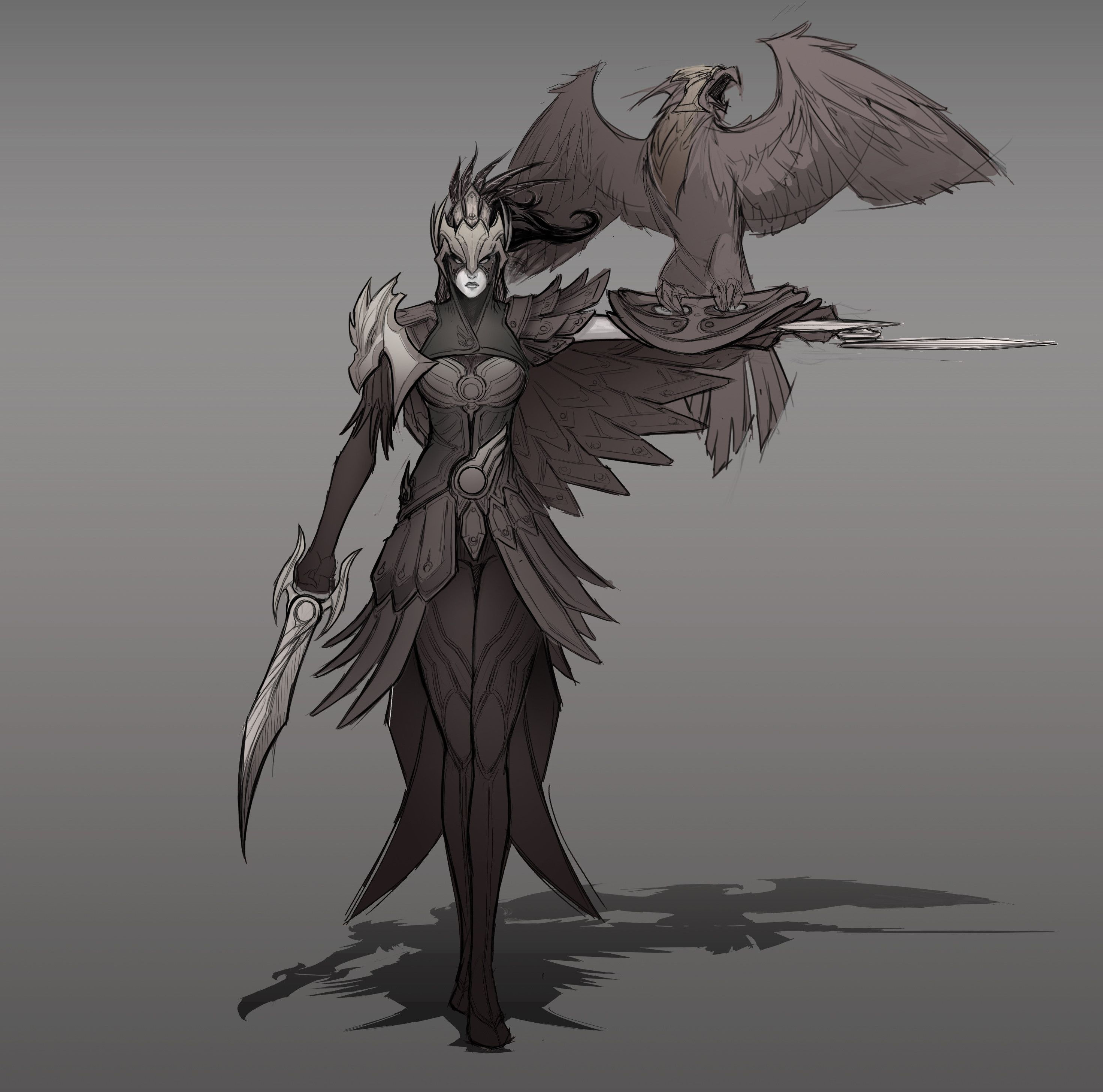 Wallpaper #PhqQTZMB1yWOL4qgdnzv69 Concepts of Quinn and Valor Falconer 2 Lol League of Legends