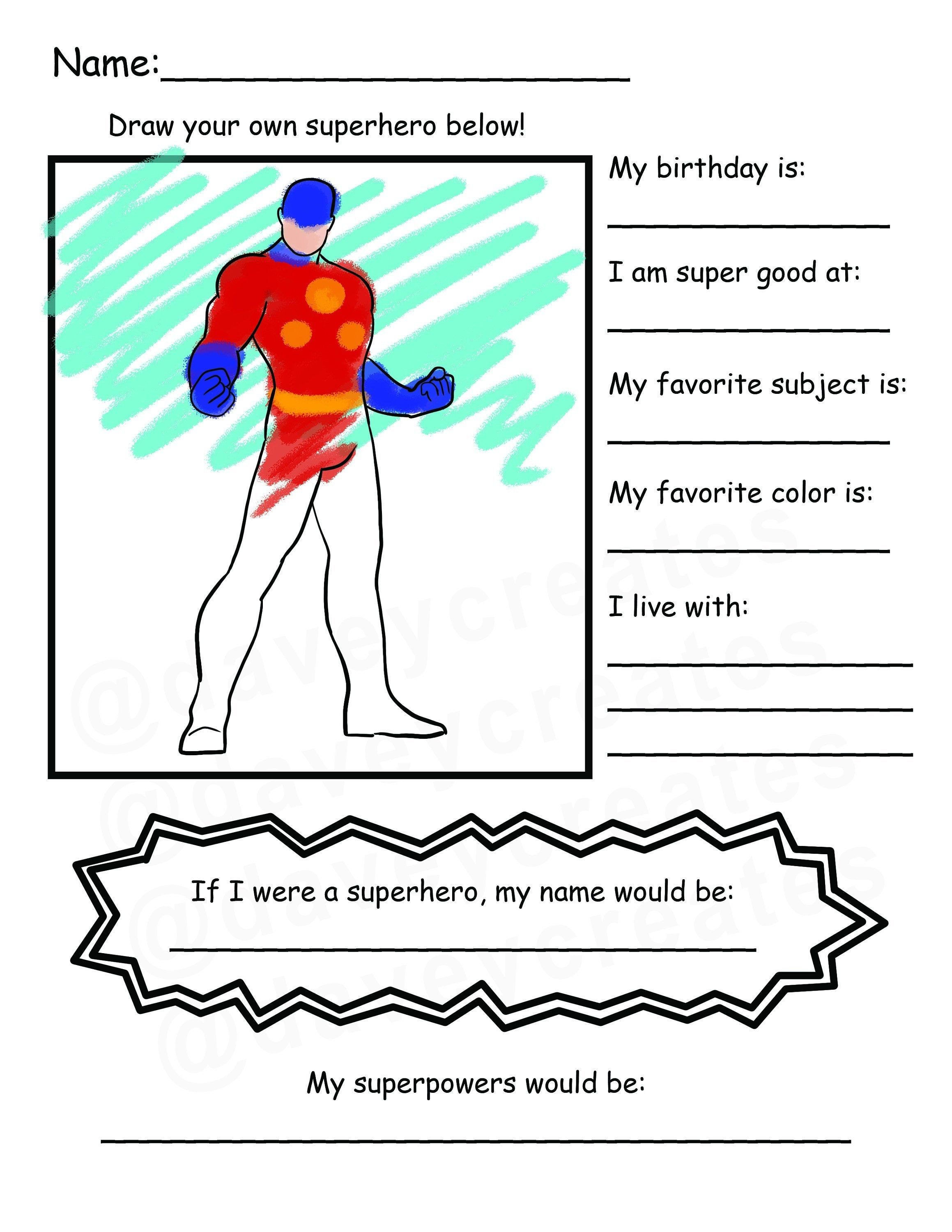 Wallpaper #CTMuM5MBcgDP3FvJ_qrC154 Free Superhero Printables for Teachers