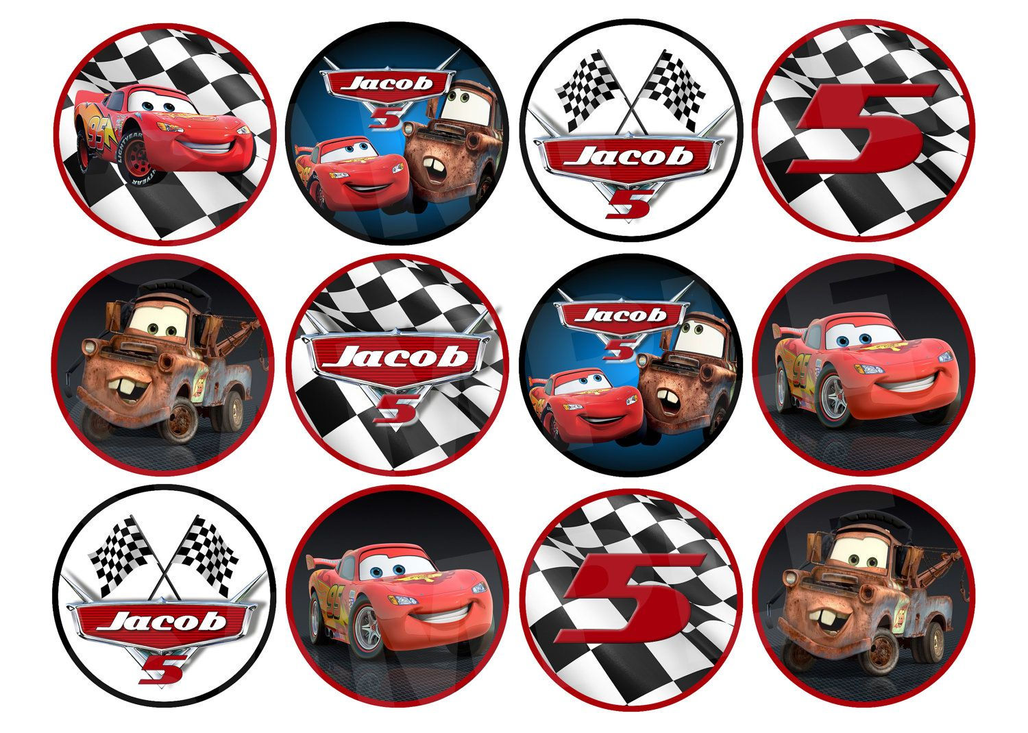 Wallpaper #02c67 Race Cupcake Topper Racecar Toppers Race Toppers Car Etsy