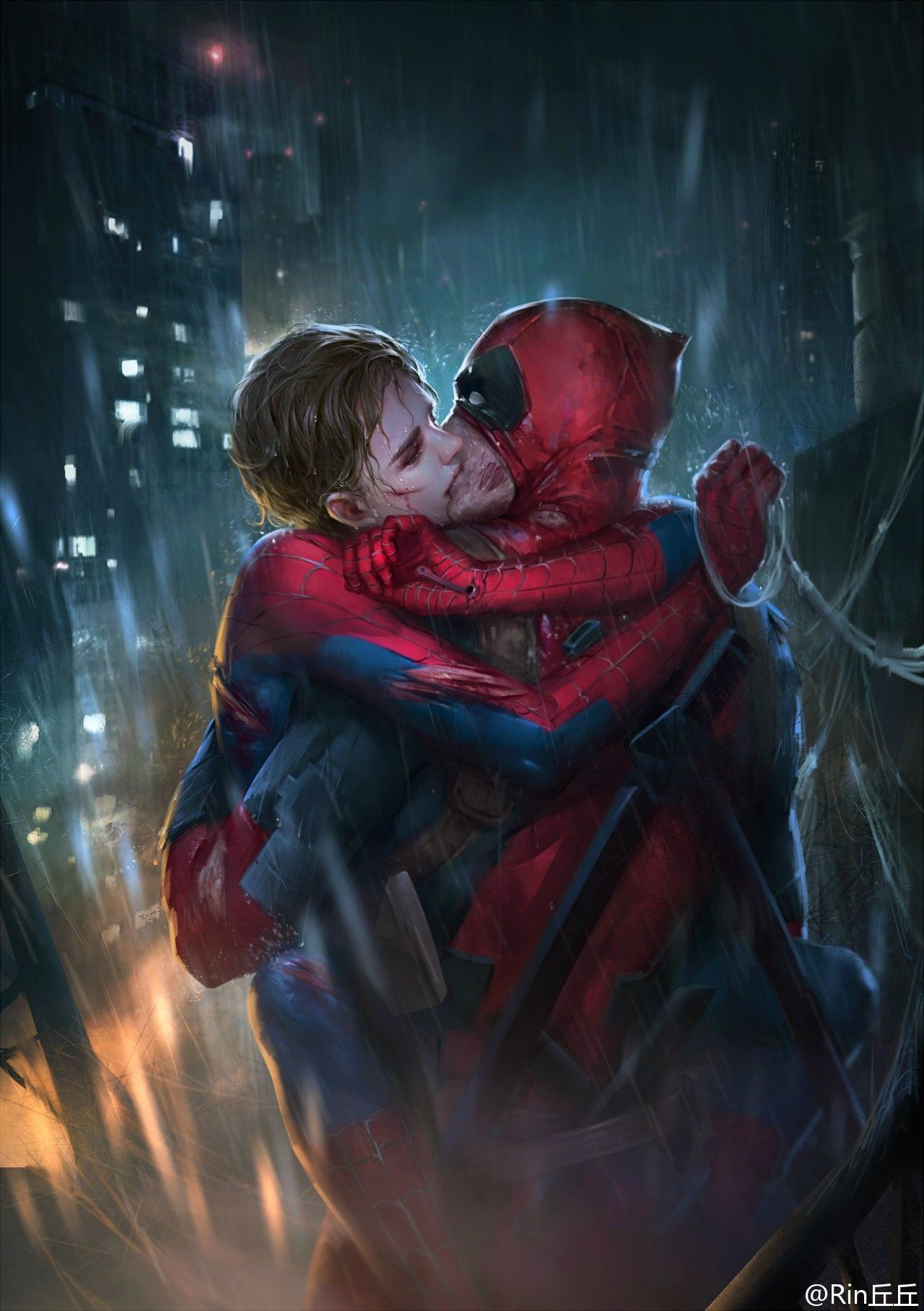 Wallpaper #nRkVH48BtGB6xQ78MHqJ34 Pin by Robin Volkovich on Yaoi Spideypool Deadpool X Spiderman