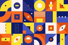 Wallpaper #_bix25IBJvJKYCmEN_fQ470 Formes Geometriques Colorees Abstraites Vecteur Gratuite Geometric