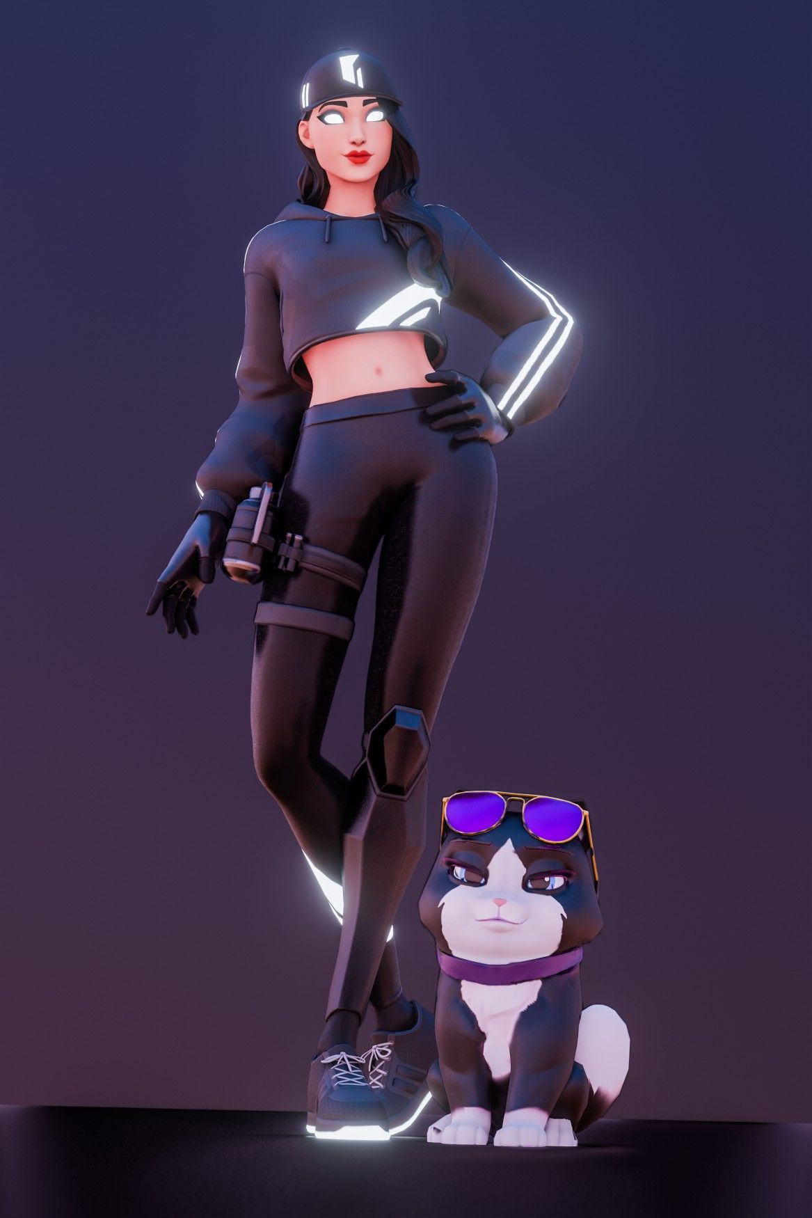 Wallpaper #02fnD5MBSpphPi3-8vCi160 Fortnite Ruby Shadow in 2021 Gamer Pics Bad Girl Aesthetic Skin