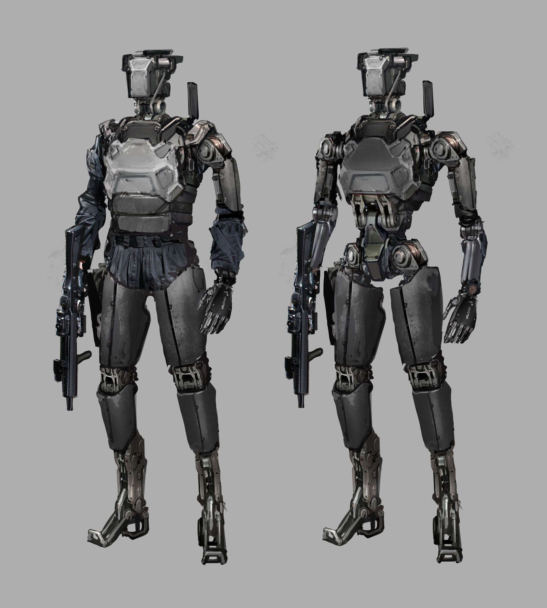 Wallpaper #FTHPNZMB5zzyi_yY1ljw166 Artstation Soldier Explorations Jarold Sng Futuristic Robot