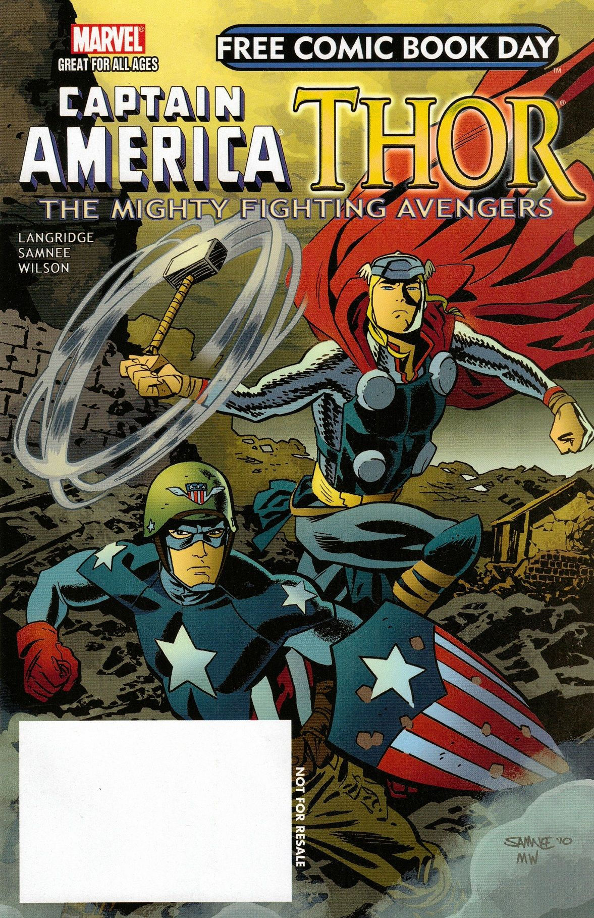 Wallpaper #nmf8B5MBSpphPi3-LMhQ111 Free Comic Book Day Vol 2011 Captain America Thor Captain America