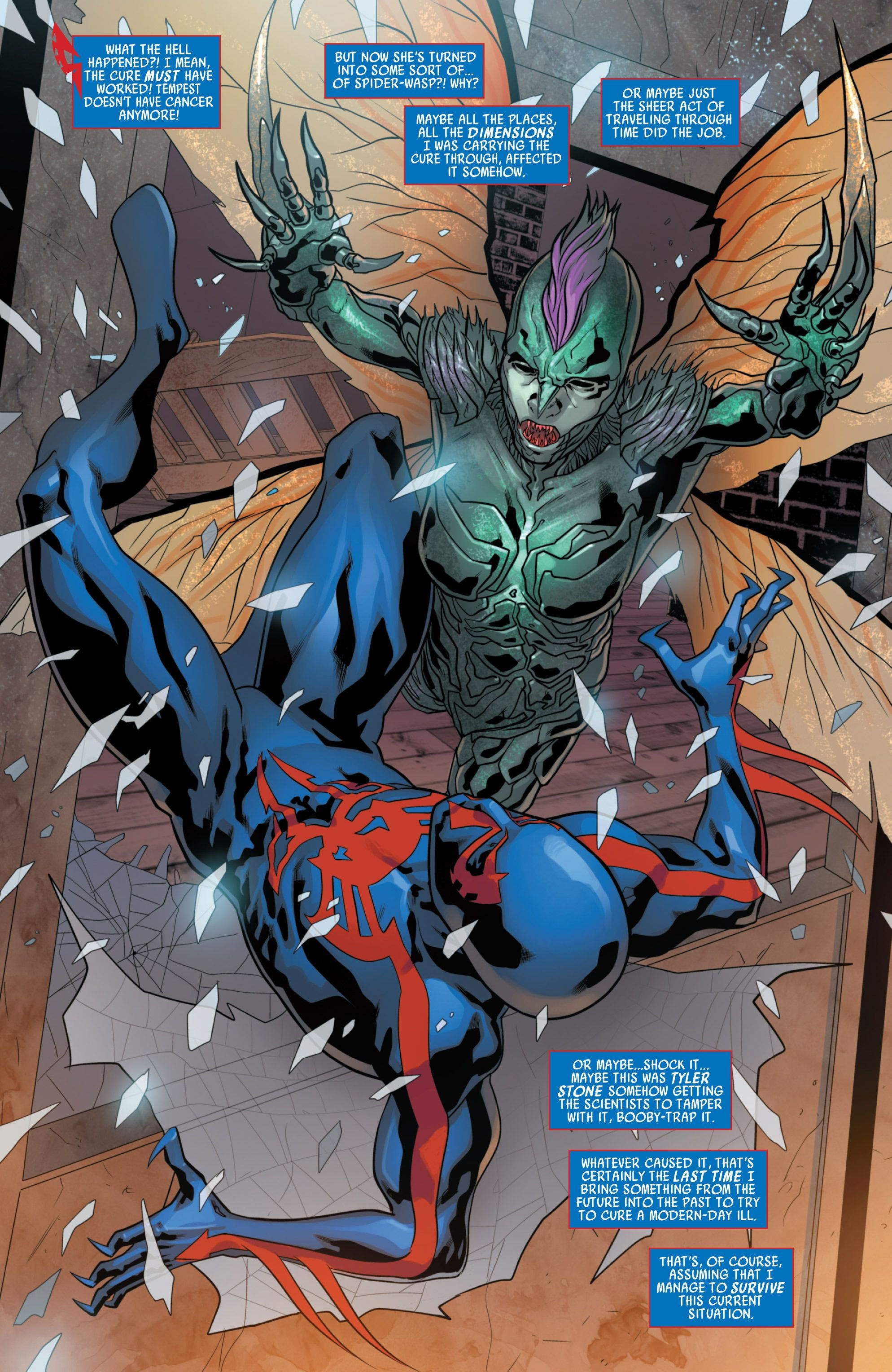 Wallpaper #EwA54Y4BSdW8dNouugsq8 Tempest in Spider Man 2099 Vol 2 12 Art by William Sliney Antonio