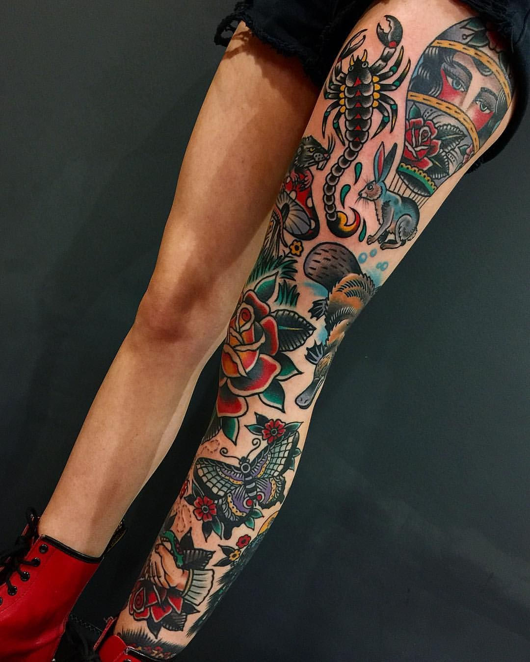 Wallpaper #8df64 11 Full Leg Tattoo Female Ideas That Will Blow Your Mind Full Leg