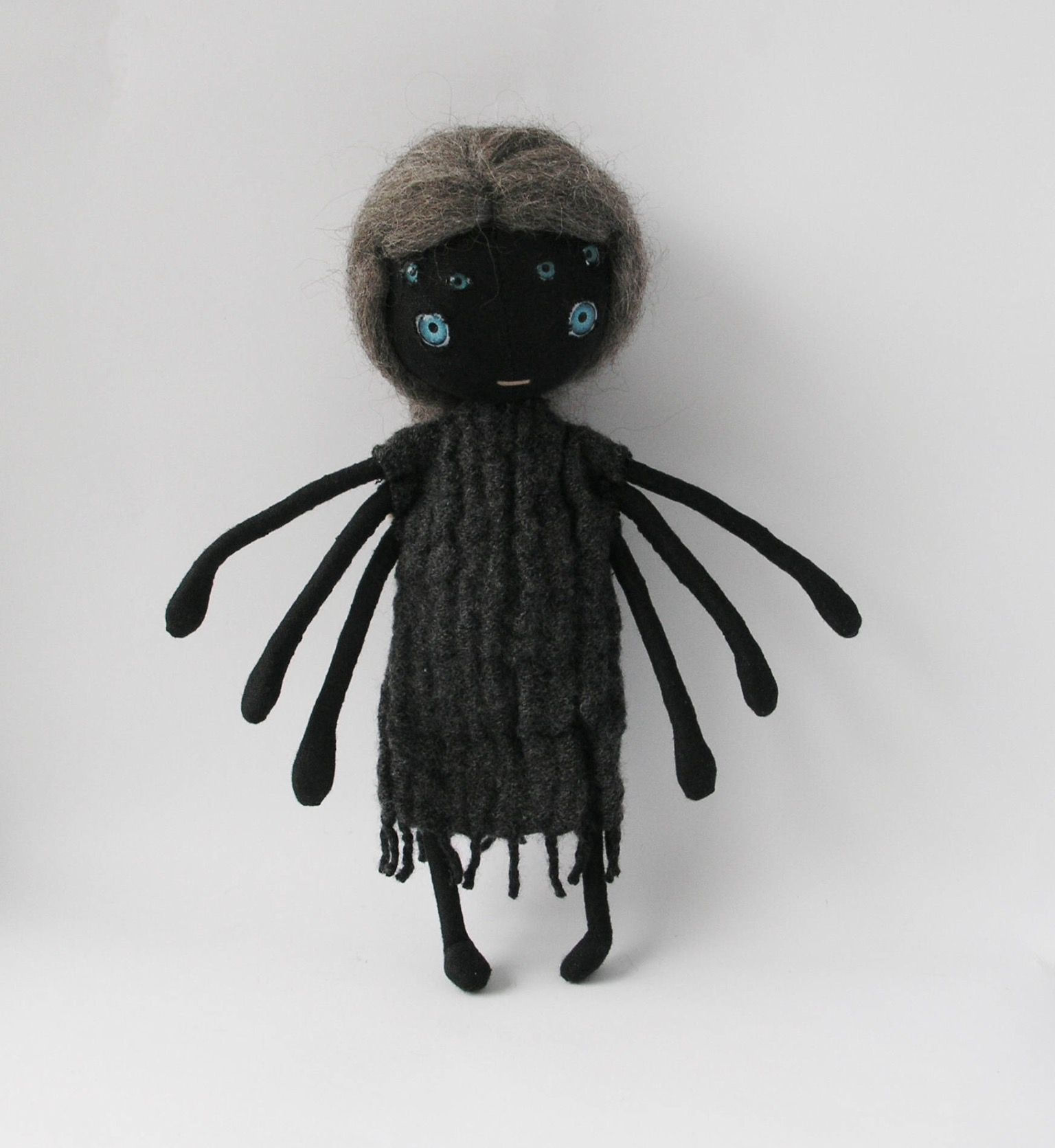 Wallpaper #JfQuOpMBKFX8bn3rLXjG94 Ooak Art Doll Spider Fantasy Horror Black Rag Doll Spider Halloween