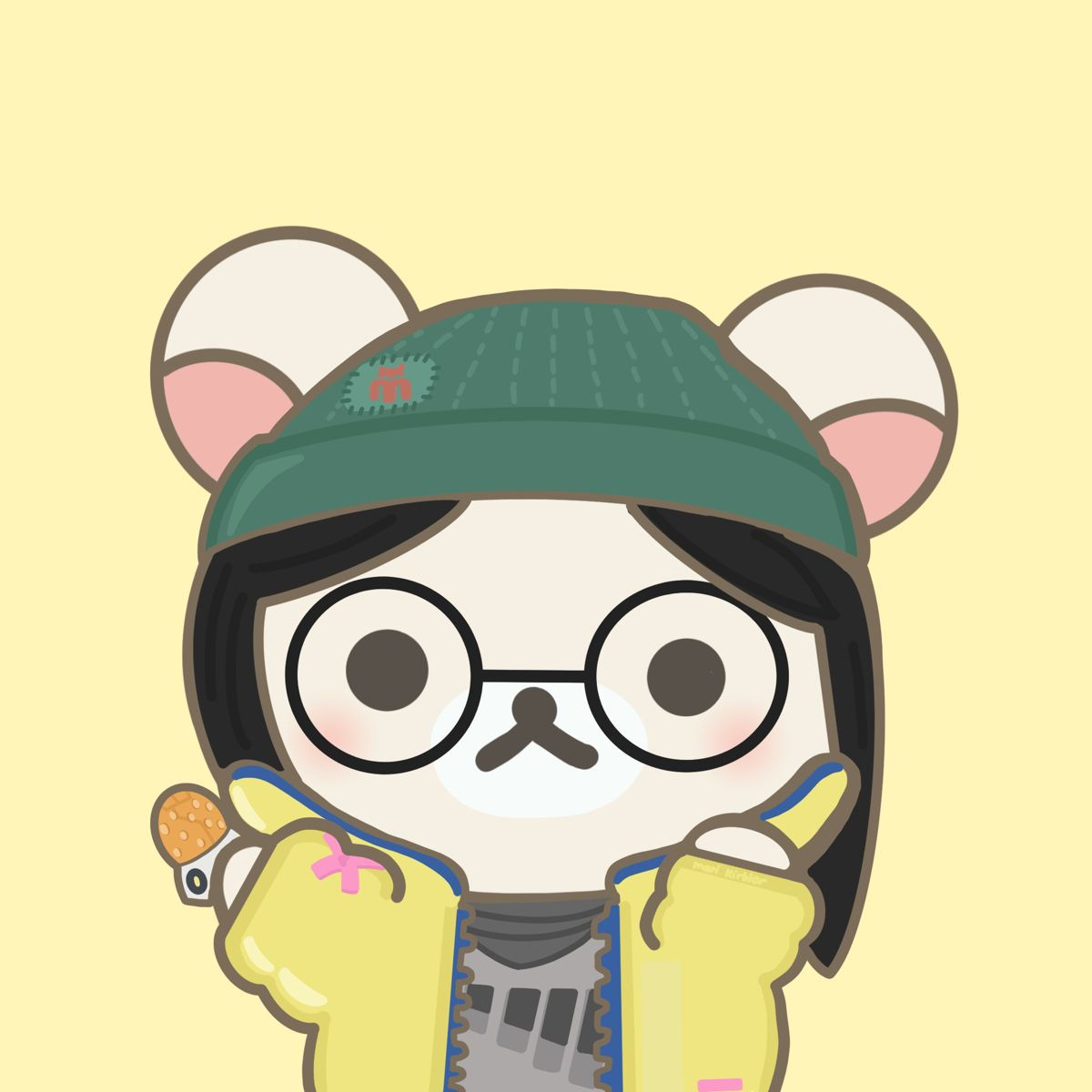 Wallpaper #ypkwP5MBUcASHT6nSctj312 Rilakkuma with Glasses and Cell Phone