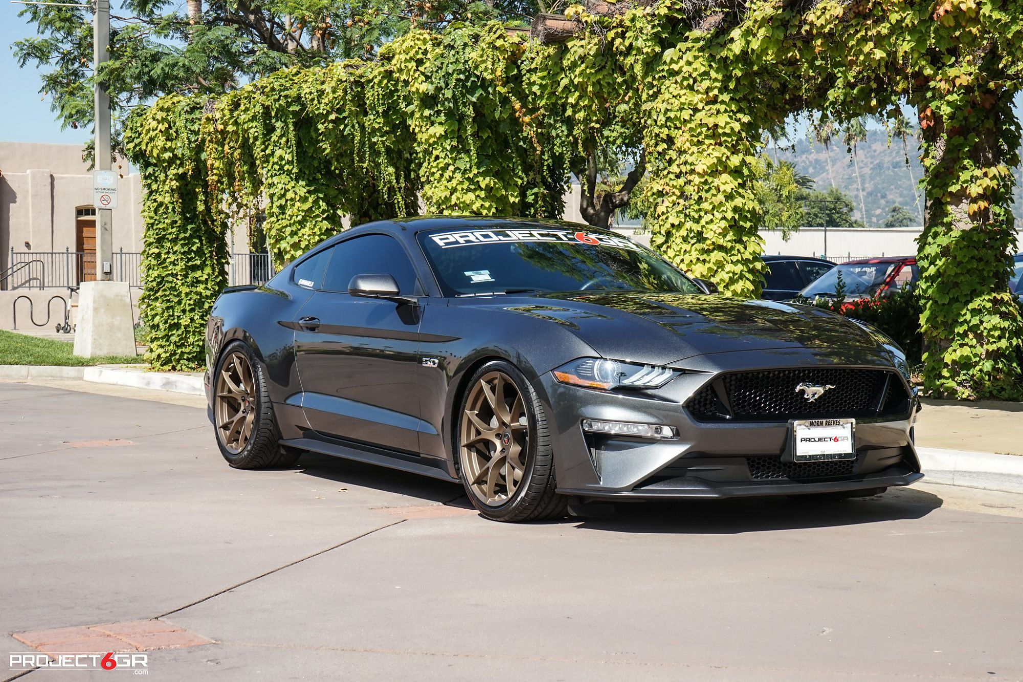Wallpaper #q4IoQJMB0GiFKesMV8Cc76 Ford Mustang S550 Grey with Satin Bronze Project 6gr Ten Aftermarket