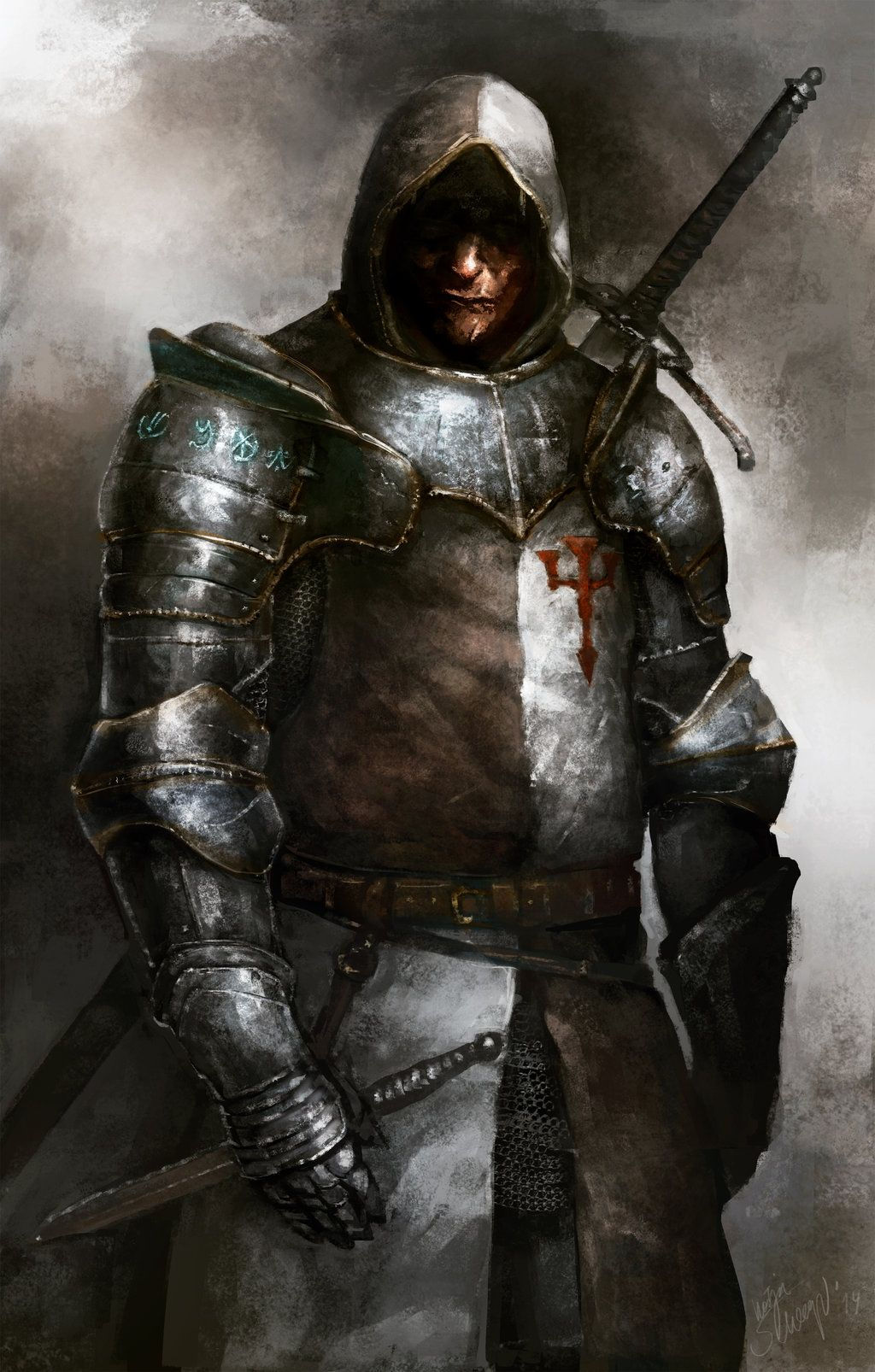 Wallpaper #gZ_sWJMBcUVgGJNoX7GW51 Crusader by Odinoirdeviantartcom on at Deviantart Fantasy Armor
