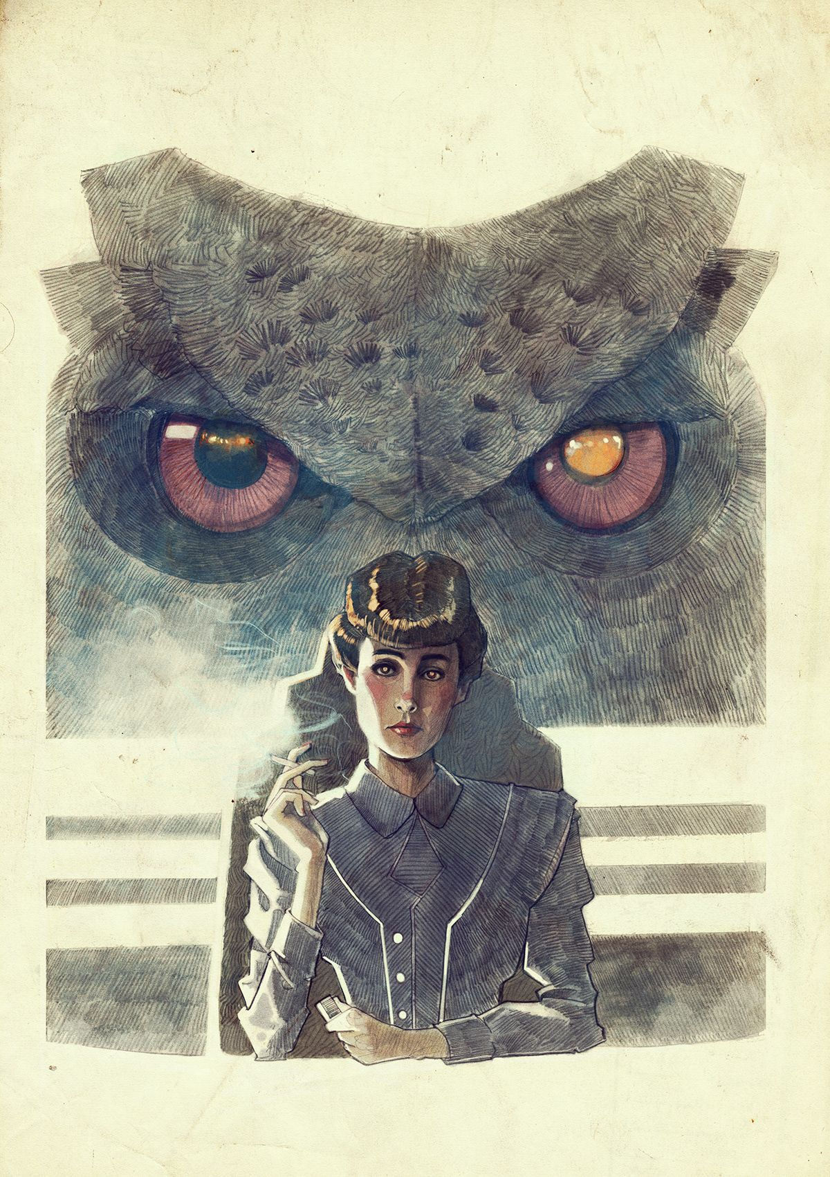 Wallpaper #NIJmQJMB0GiFKesMCsGr104 Rachel on Behance Blade Runner Art Character Design Illustration Art