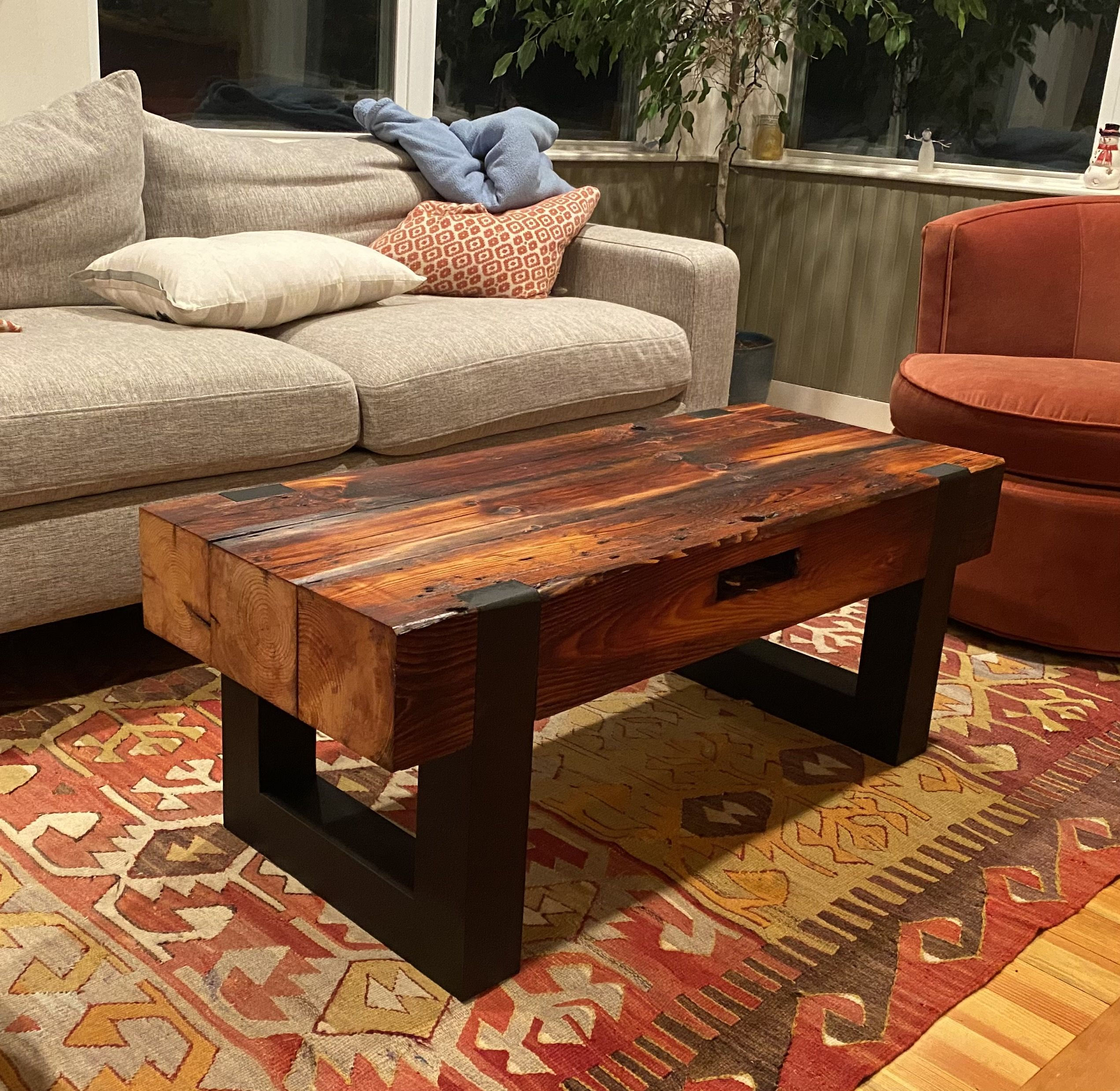 Wallpaper #527C0 Barn Wood Coffee Table Reclaimed Heritage Collection