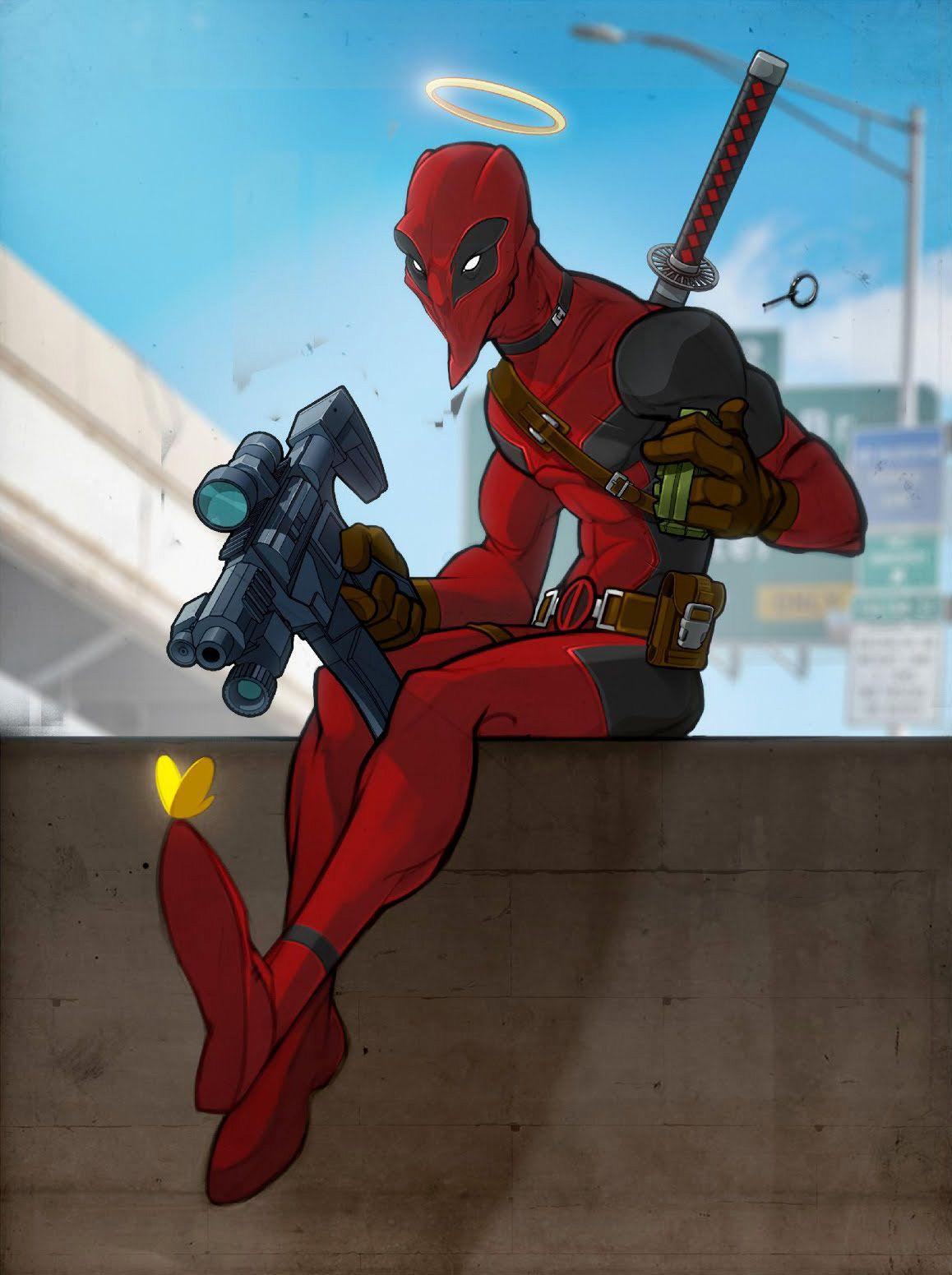 Wallpaper #pmjDFpMBSpphPi3-rQx9160 Check Out This Deadpool Fan Art Piece by Freelance Illustrator Vanja