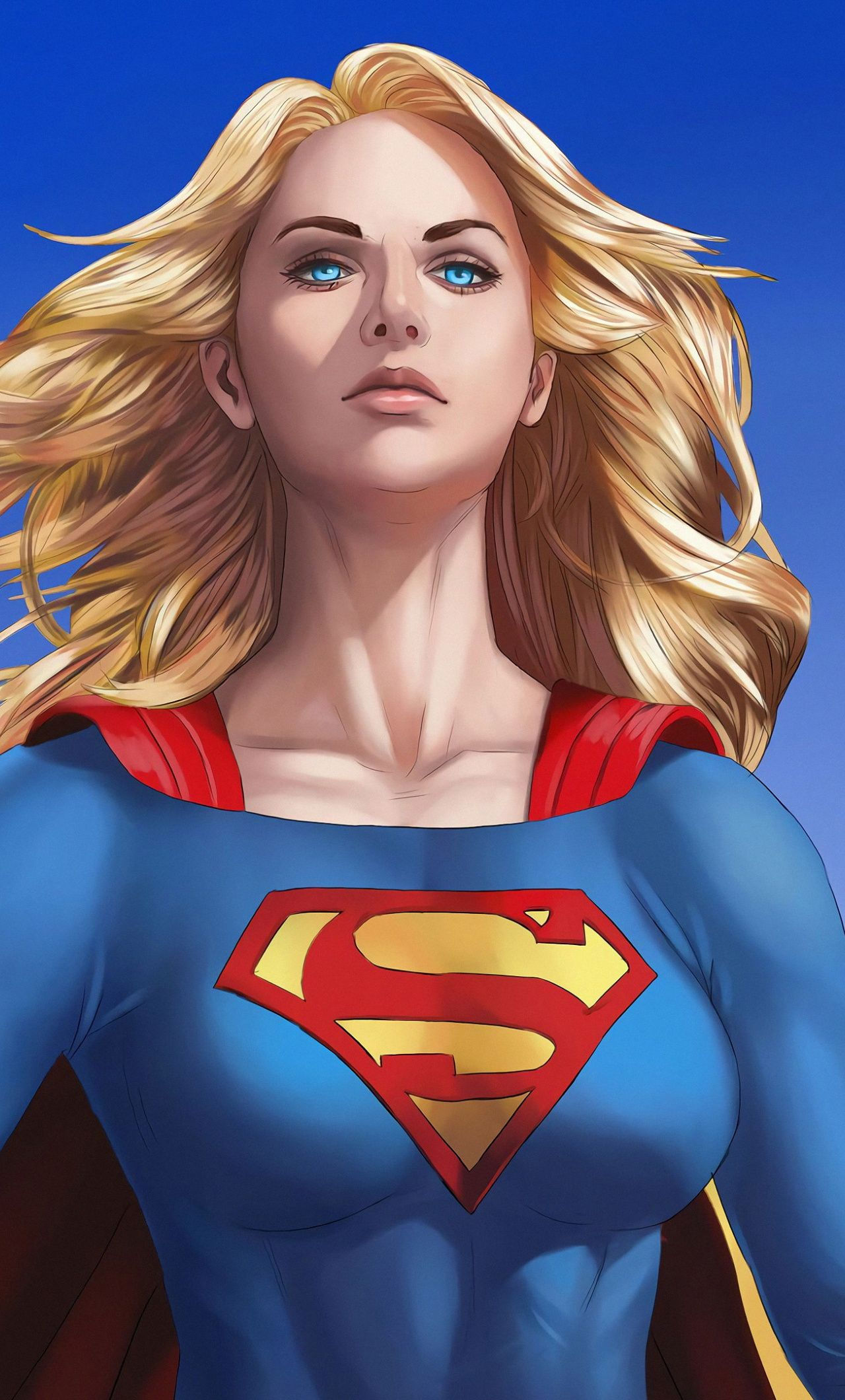 Wallpaper #lDEGNpMB5zzyi_yY8Fif148 1280x2120 Beautiful Supergirl Art Wallpaper Personajes De Superman