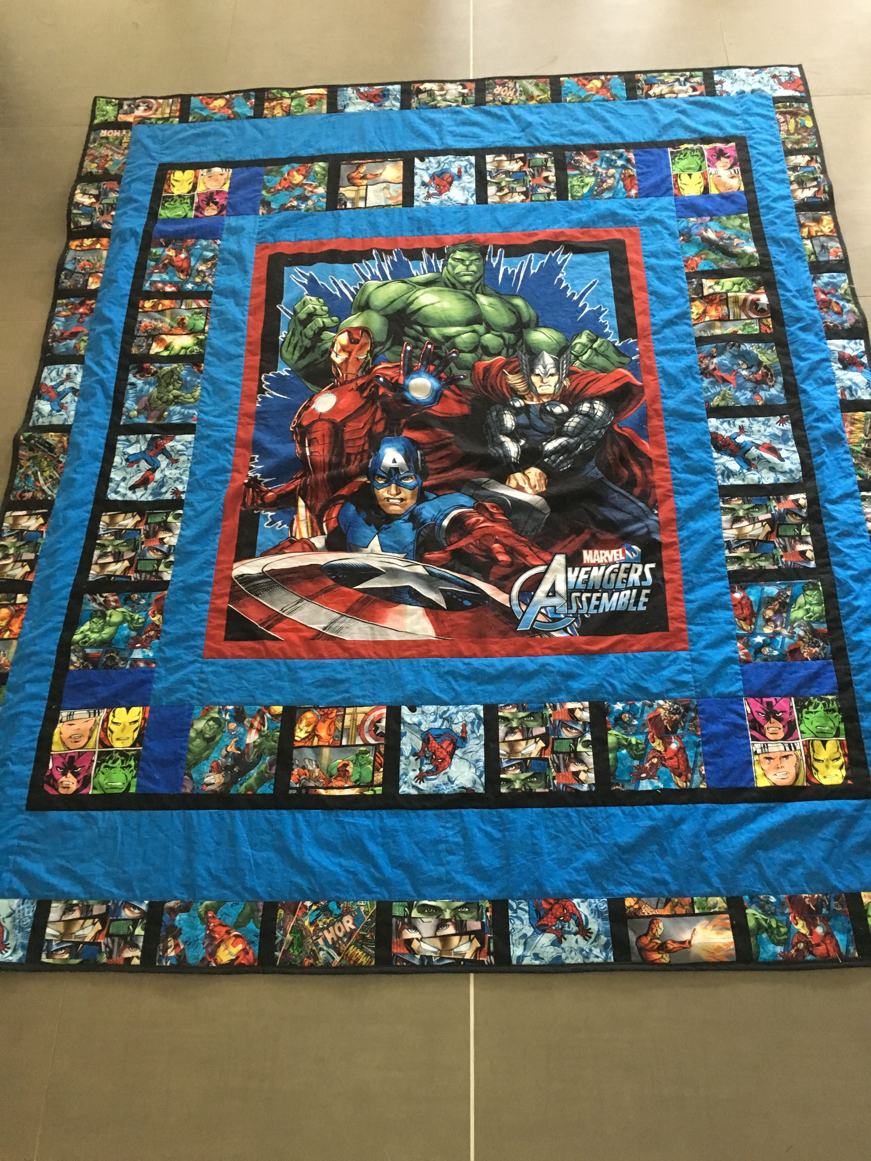 Wallpaper #8hmLNo8BtGB6xQ78SaKh15 Marvel Super Heroes Avengers Quilt by Me 170cm X 200cm Marvel Quilt