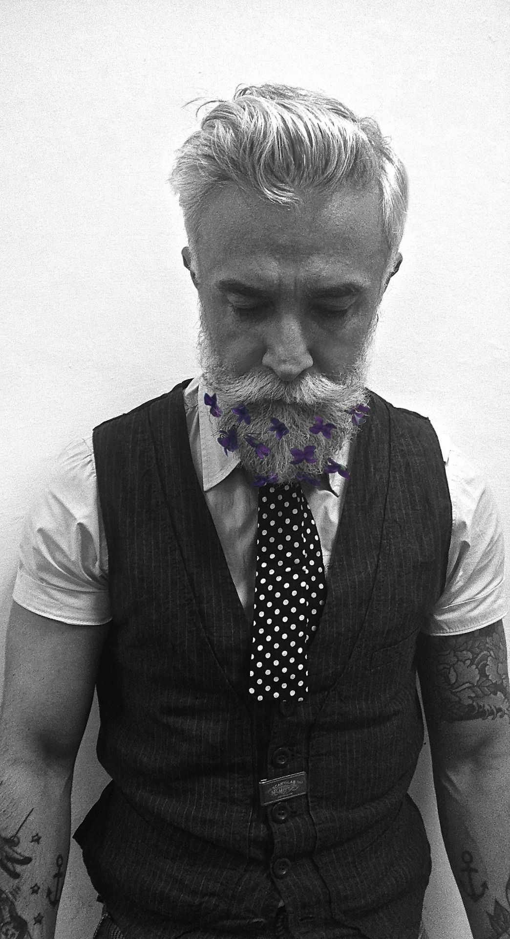 Wallpaper #1zEZNpMB5zzyi_yY1Vho377 Alessandro Manfredini Beard Look Ducktail Beard Beard Model Men with