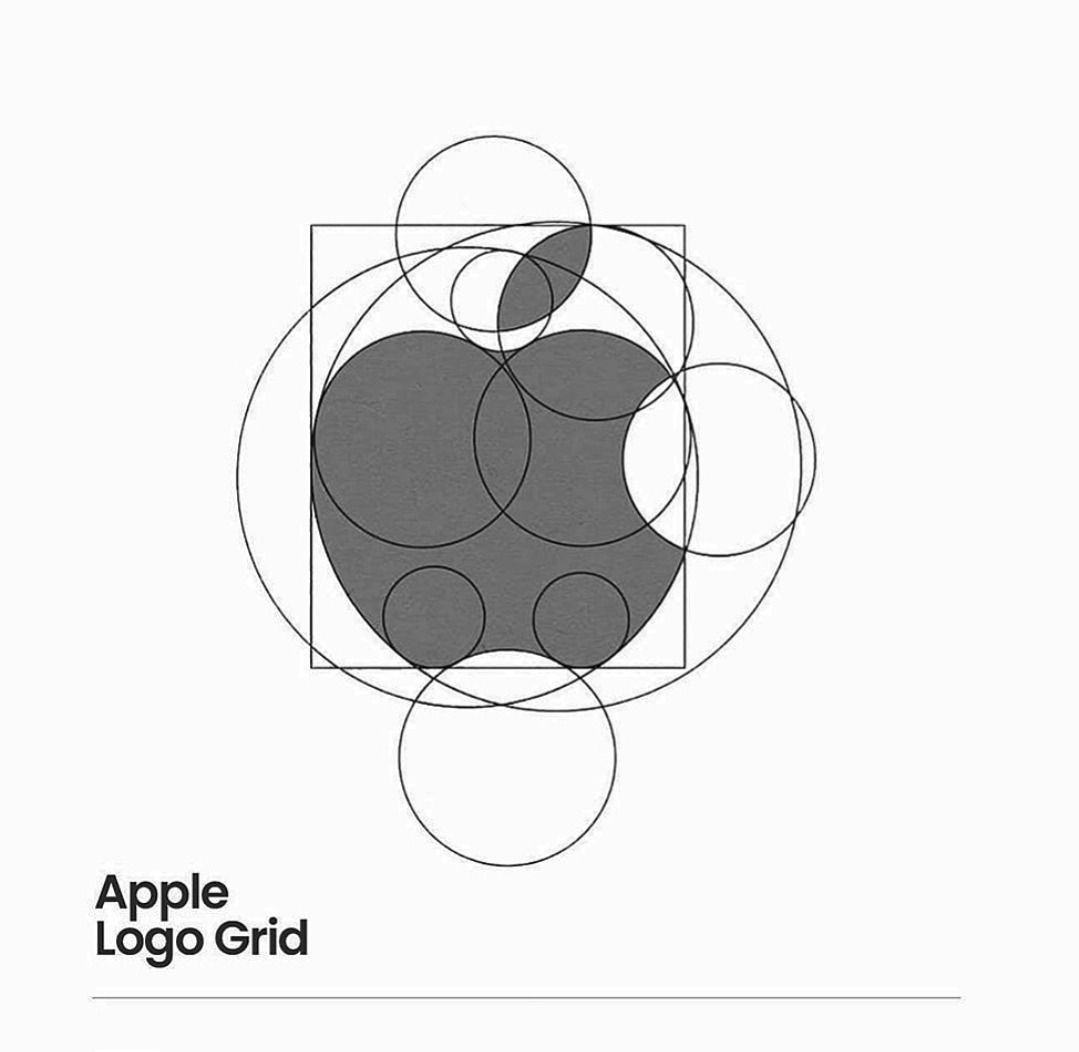 Wallpaper #SANbY5MBpyOg8YnEx9WH152 Apple Logo Design Grid What Do You Think About Proportion and Shape