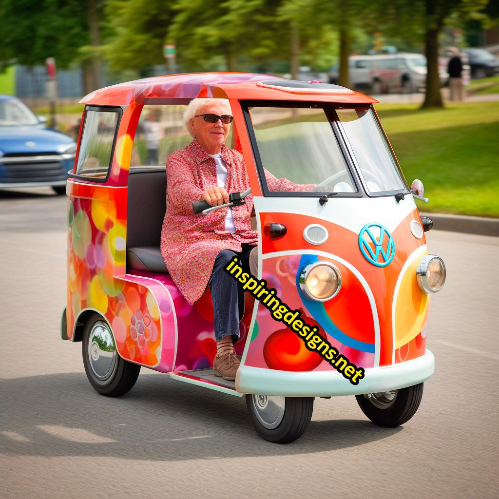 Wallpaper #wuqLUpMBlwTYPL18Cgn-238 These Volkswagen Hippy Van Mobility Scooters Are the Ultimate Retro