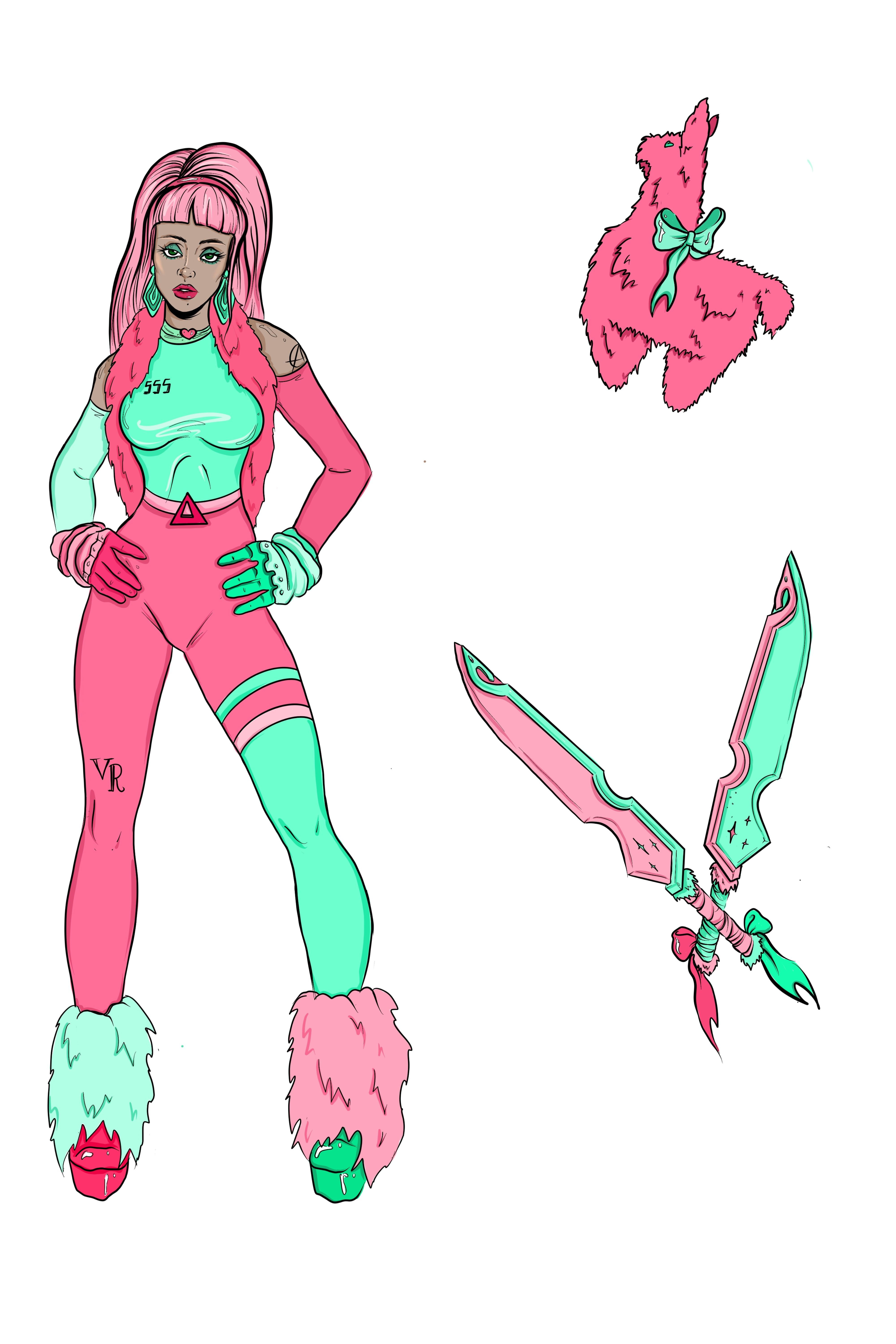 Wallpaper #02fnD5MBSpphPi3-8vCi190 Cute Babe Girl Pink Aesthetic Fortnite Skin Idea Insta at Akey420