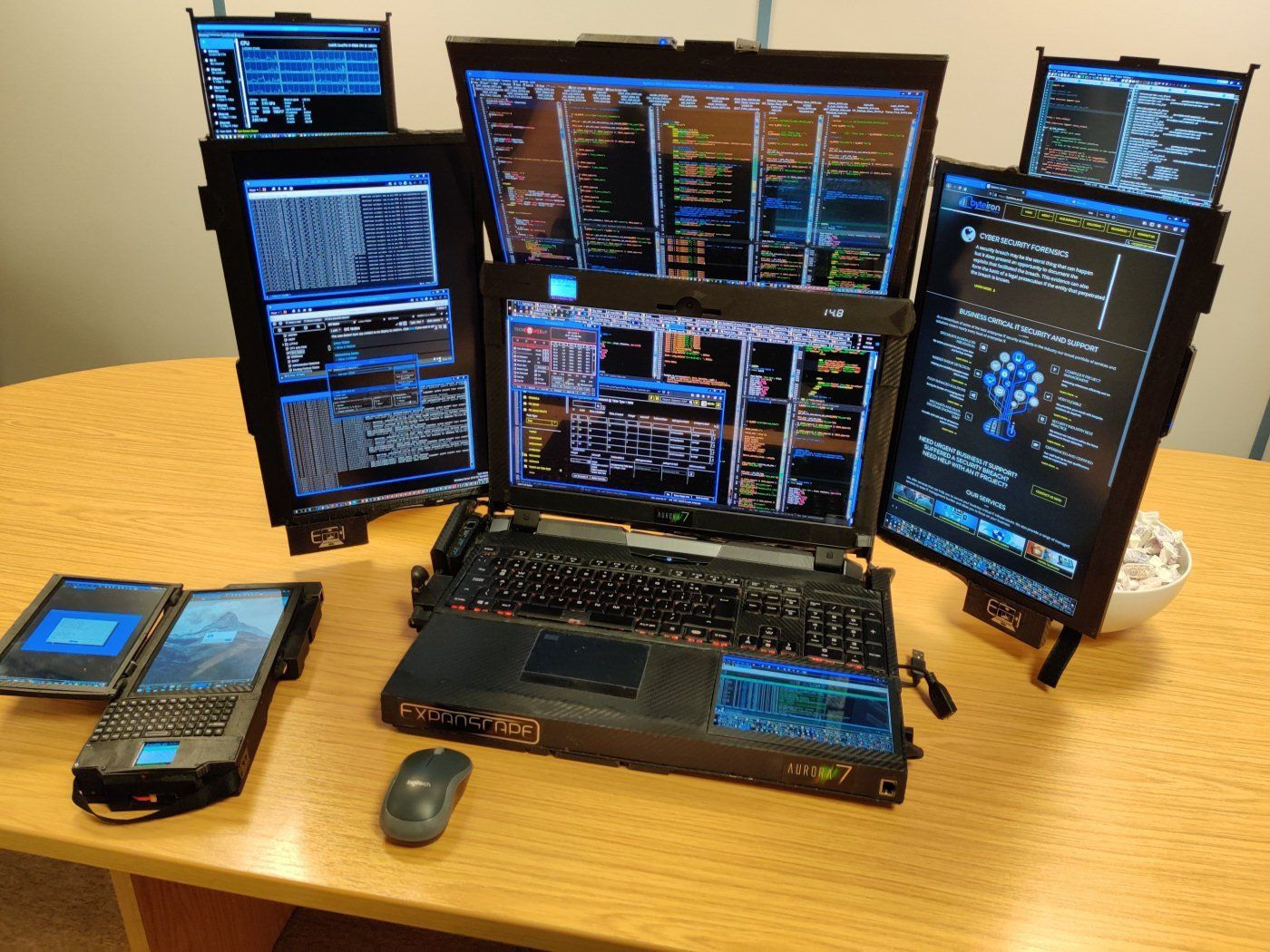 Wallpaper #wP_naZMB3lSXT3zUgeWd105 Building Real World Cyberdecks Cyberpunk Computer Projects New