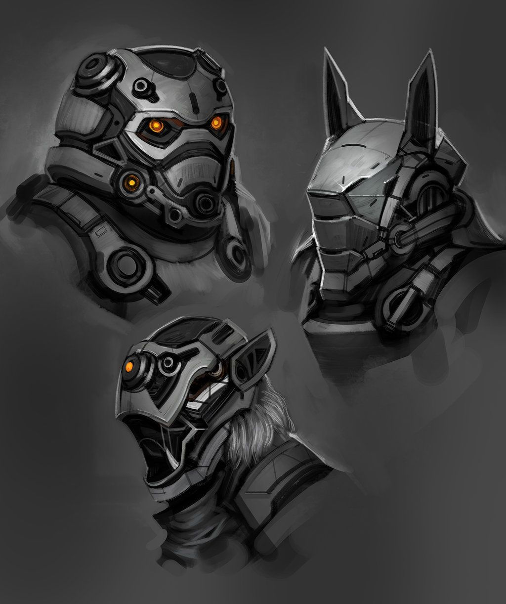 Wallpaper #fz9aPJMBLiIJ4c9OJZHX76 Hounds Helmet Design by Titikawalcreative on Deviantart Sci Fi Armor