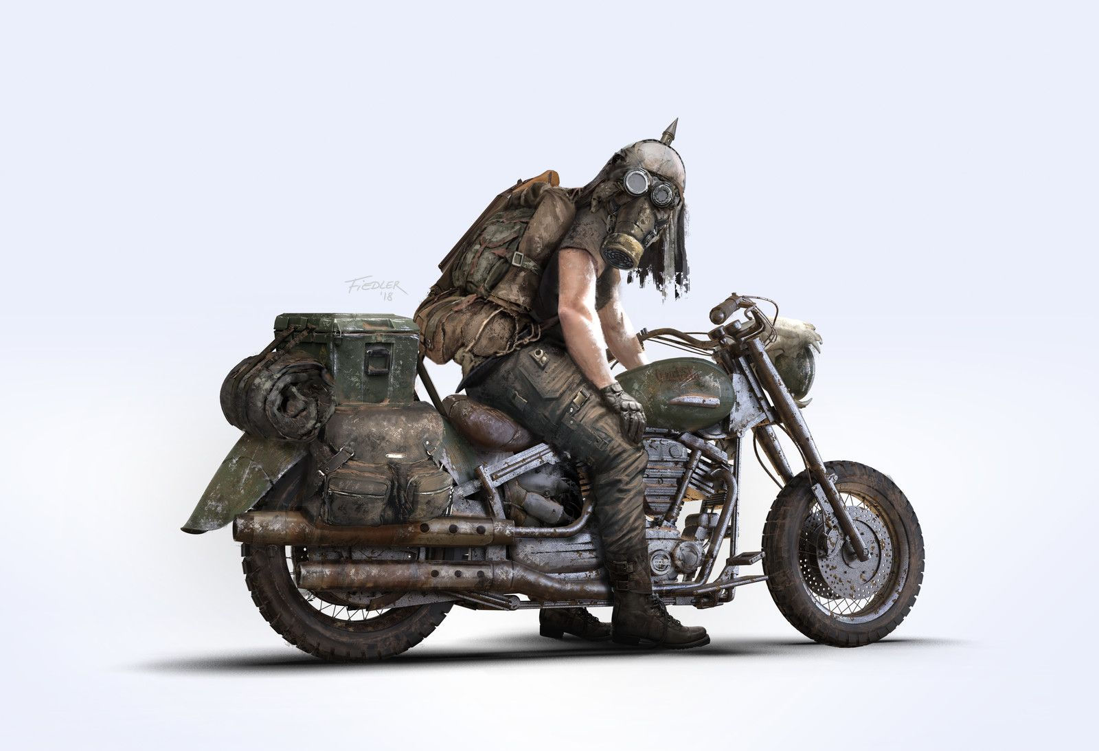 Wallpaper #WkD9LpMBJhL2WPbal7s-247 Post Apocalyptic Biker Jens Fiedler on Artstation at Httpswww